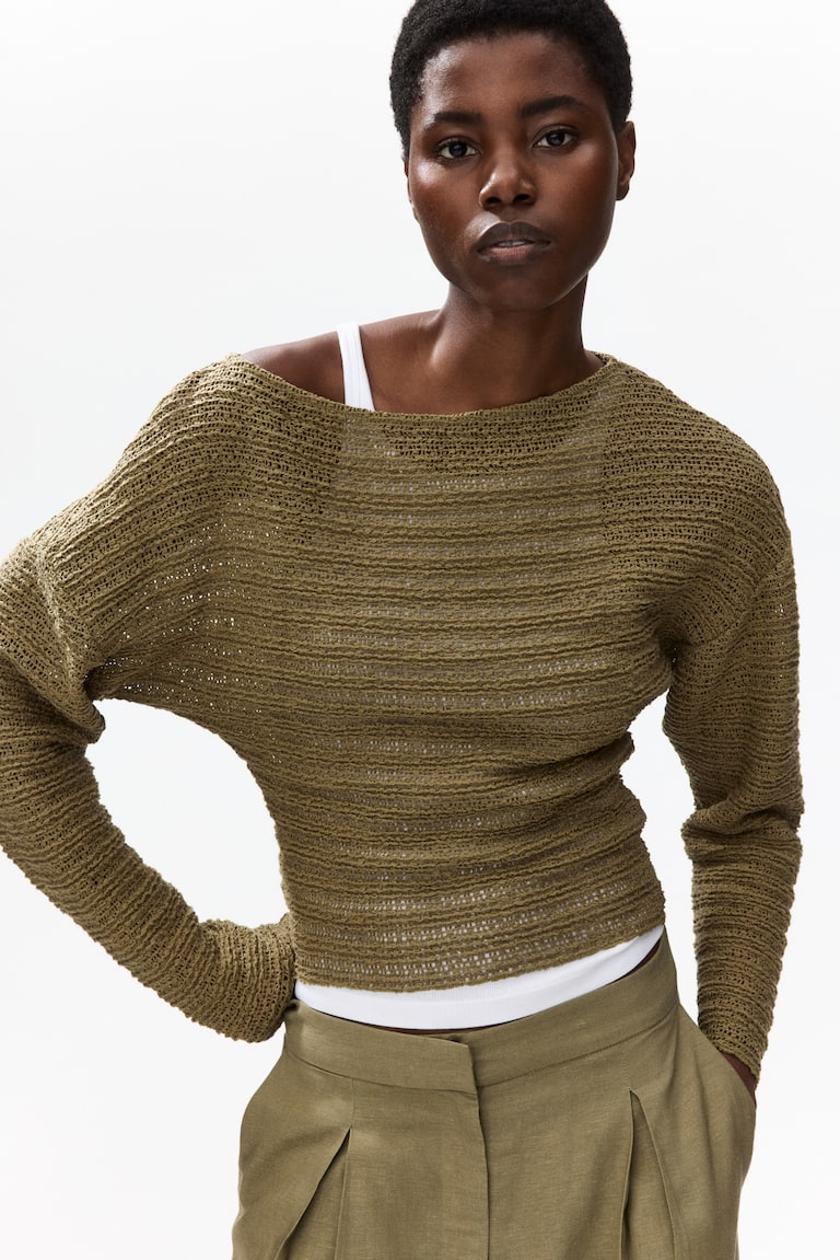 Bluza od reljefnog pletiva