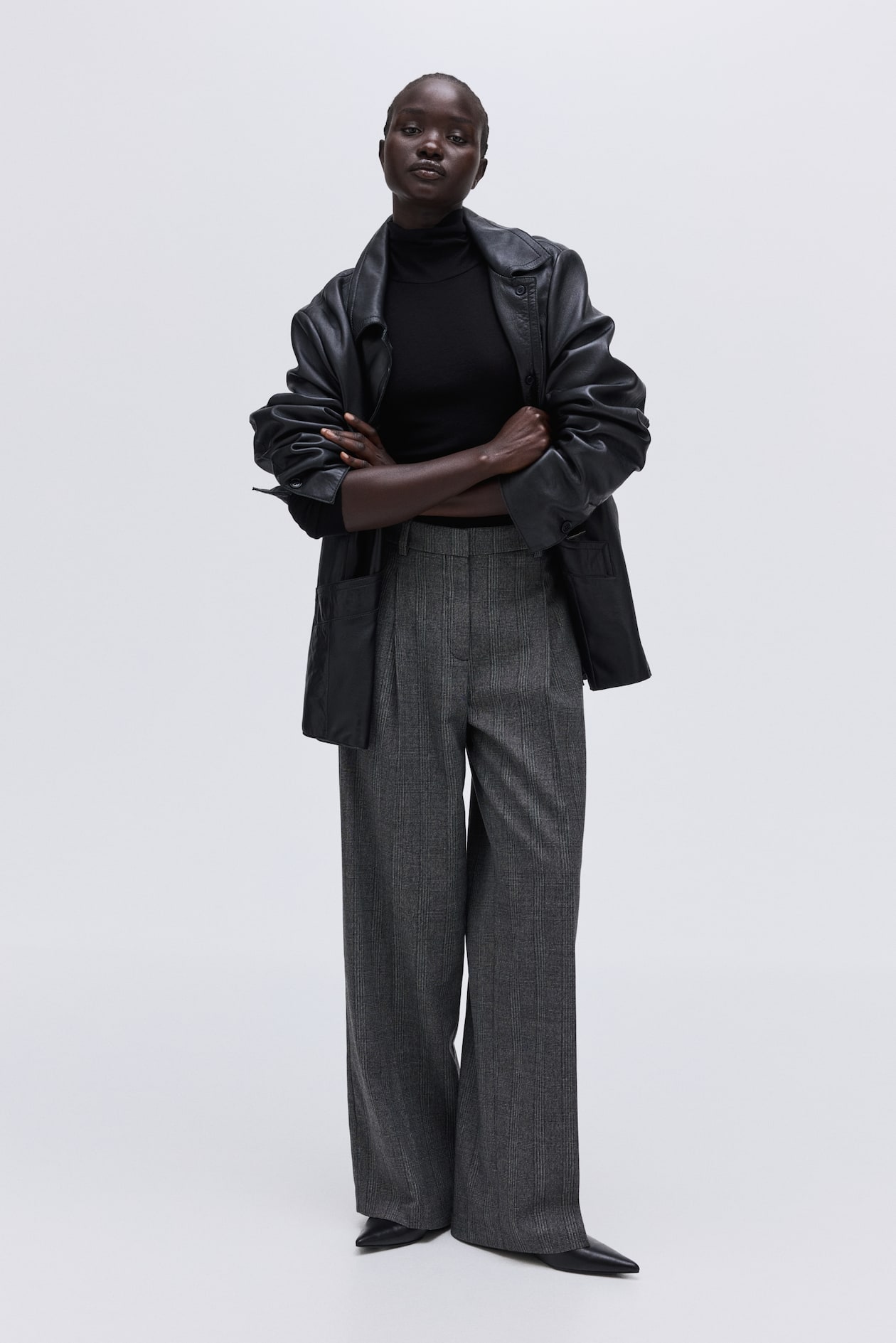 Wide-Leg Dress Pants - image 3