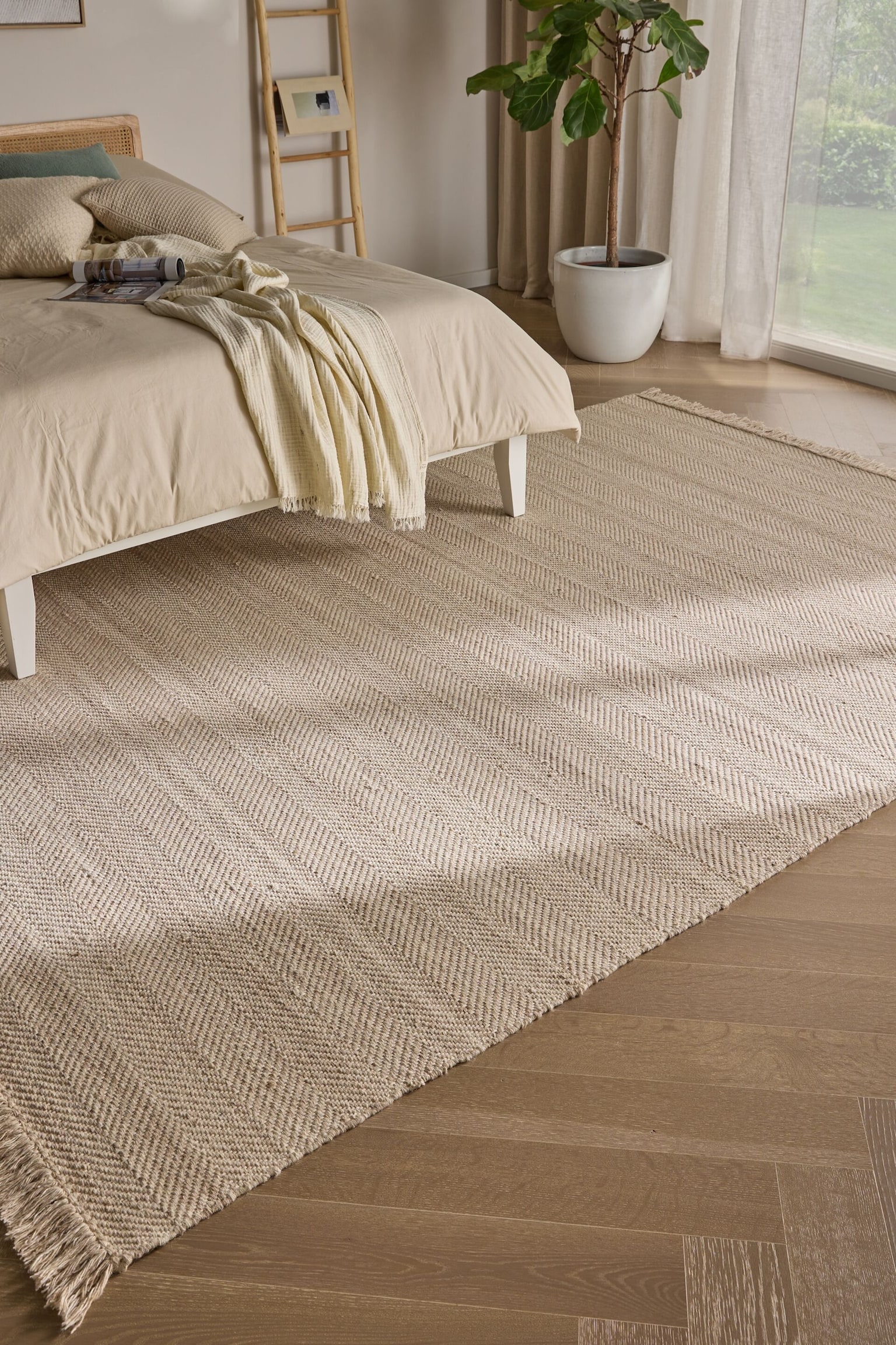 Tapis De Laine Lars - Beige/Gris Clair/Crème - 2
