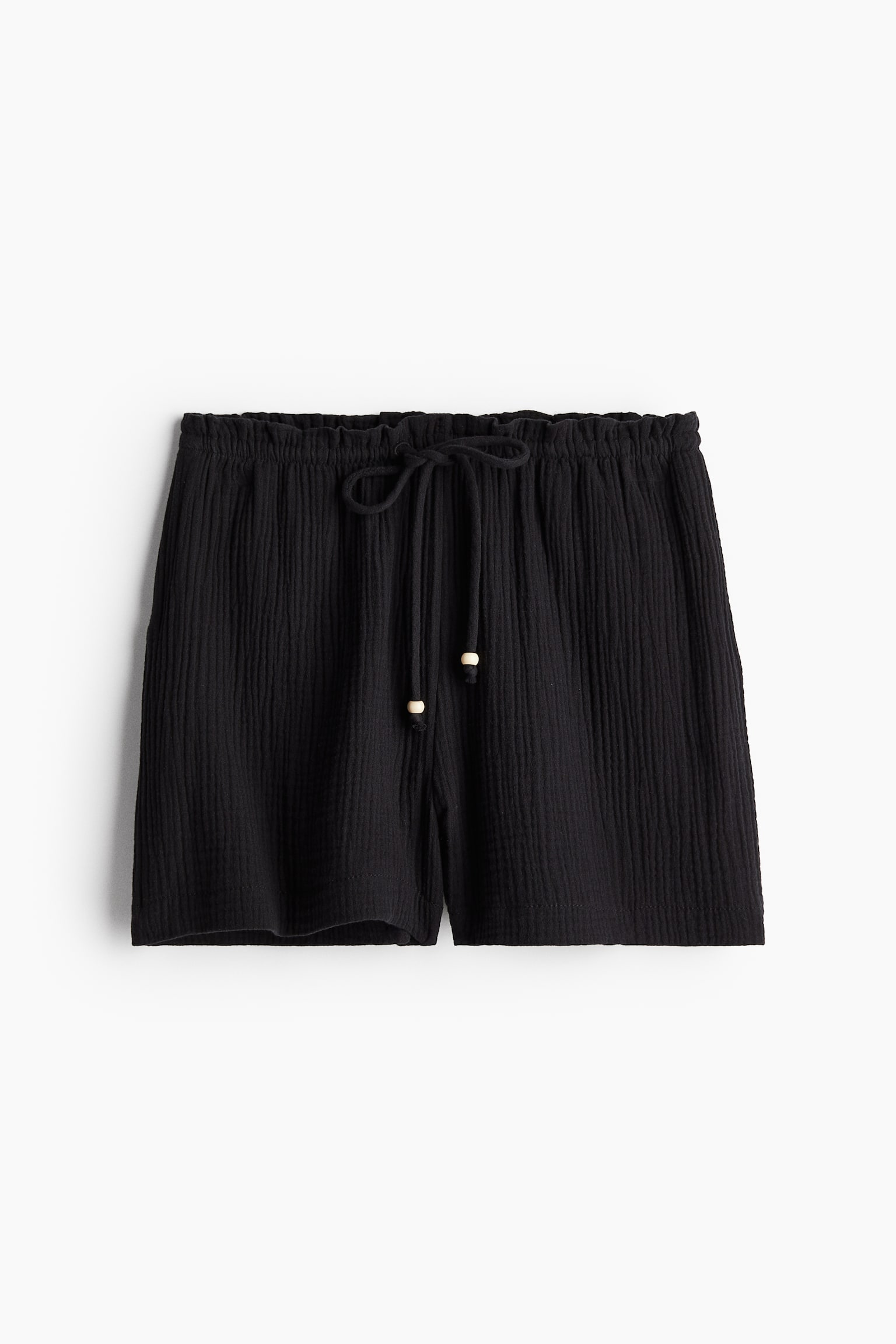 Muslin shorts - Black - 2