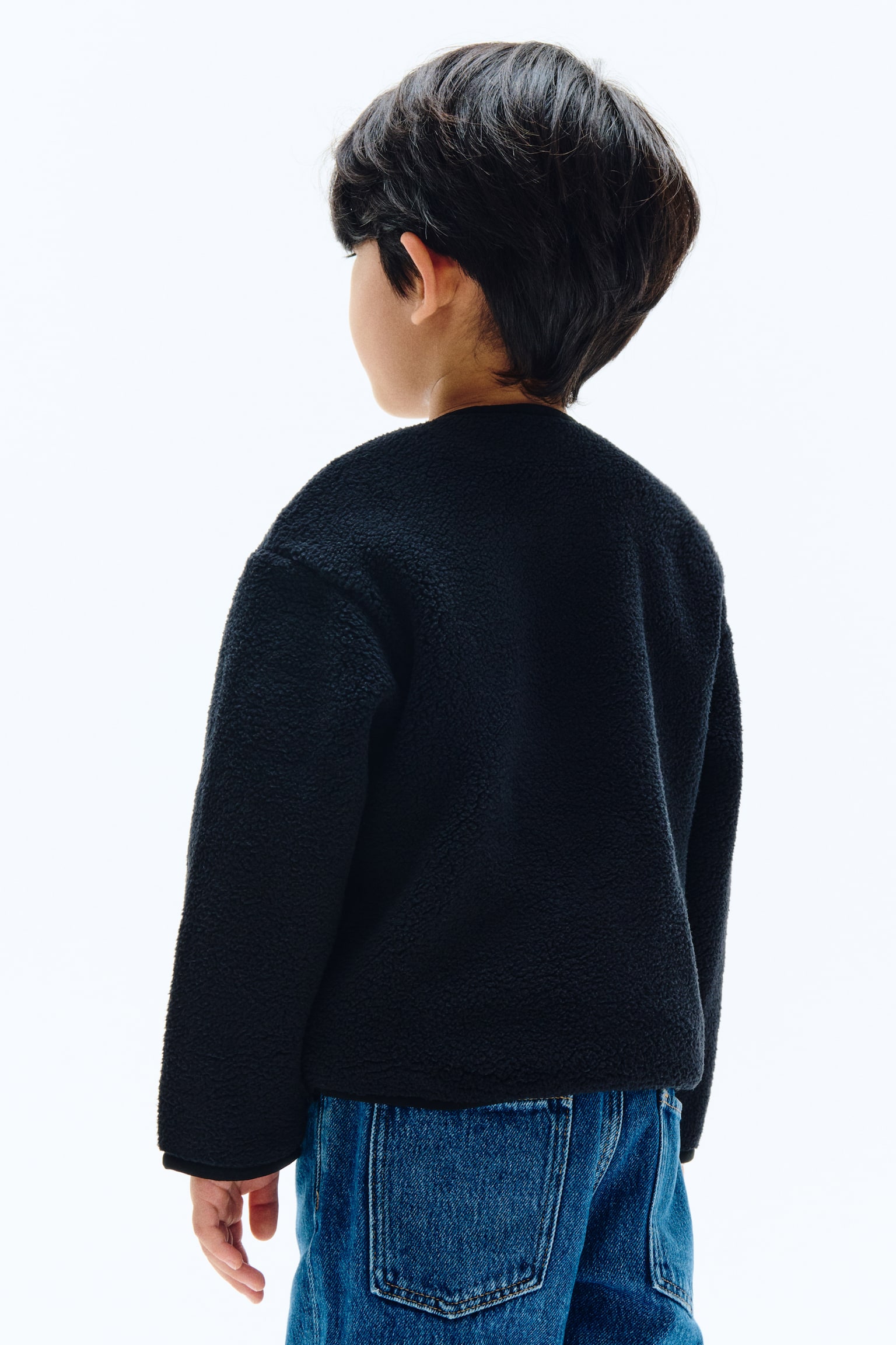 Teddy jacket - ブラック - 6