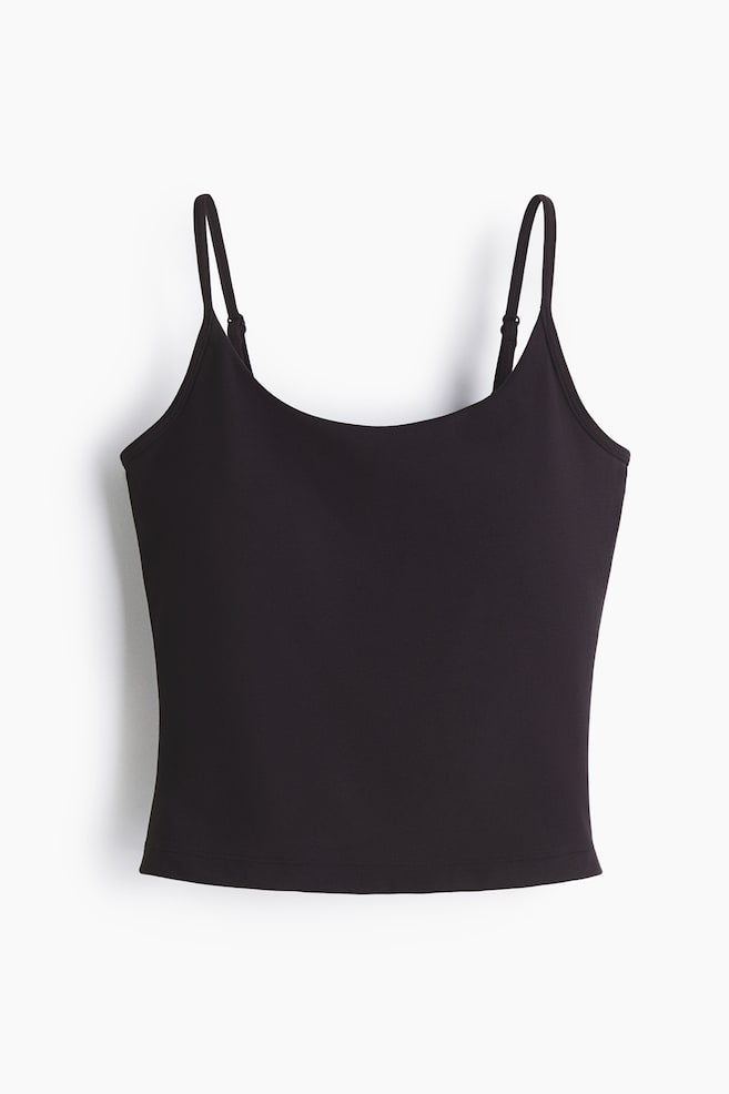 Shelf-Bra Sports Tank Top with SoftMove™ - Black/Ivory/Chocolate plum/Lilac/Butter yellow/Light maroon - 1