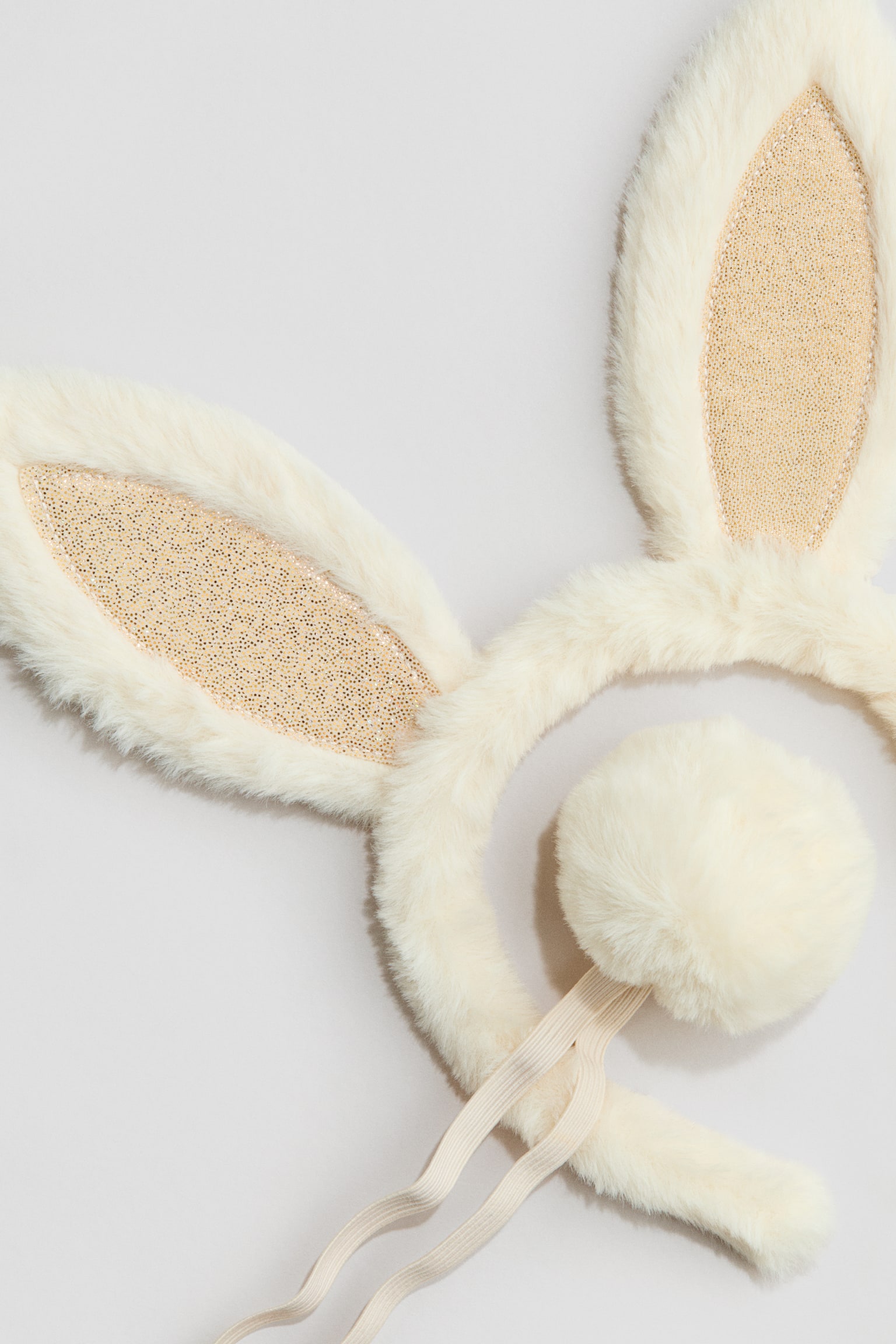 Puszysty zestaw na bal przebierańców 2-częściowy - Biały/Królik/Jasnoróżowy/Kot - 2