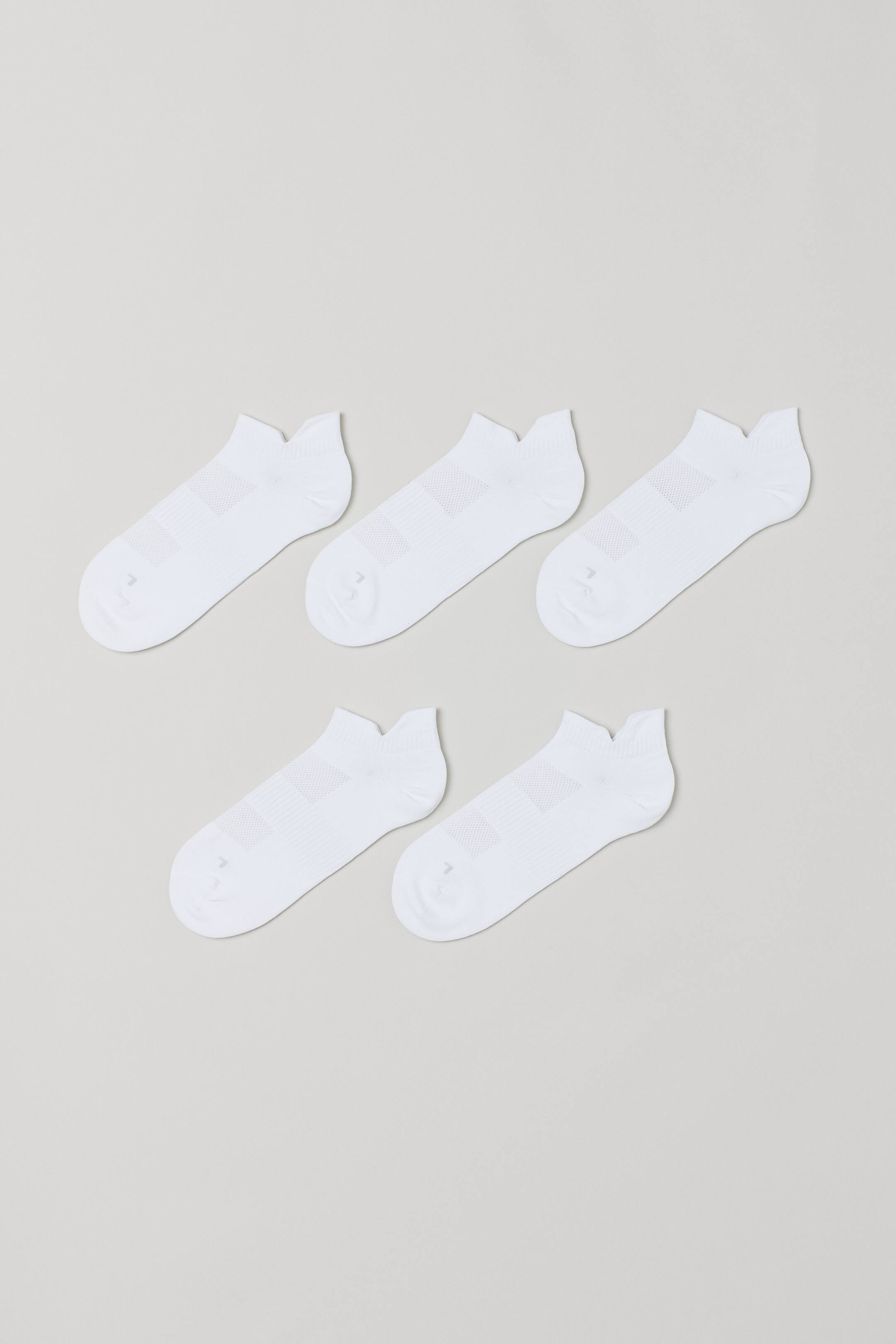 View larger image: 5-pack sports socks - White - Men | H&M 1
