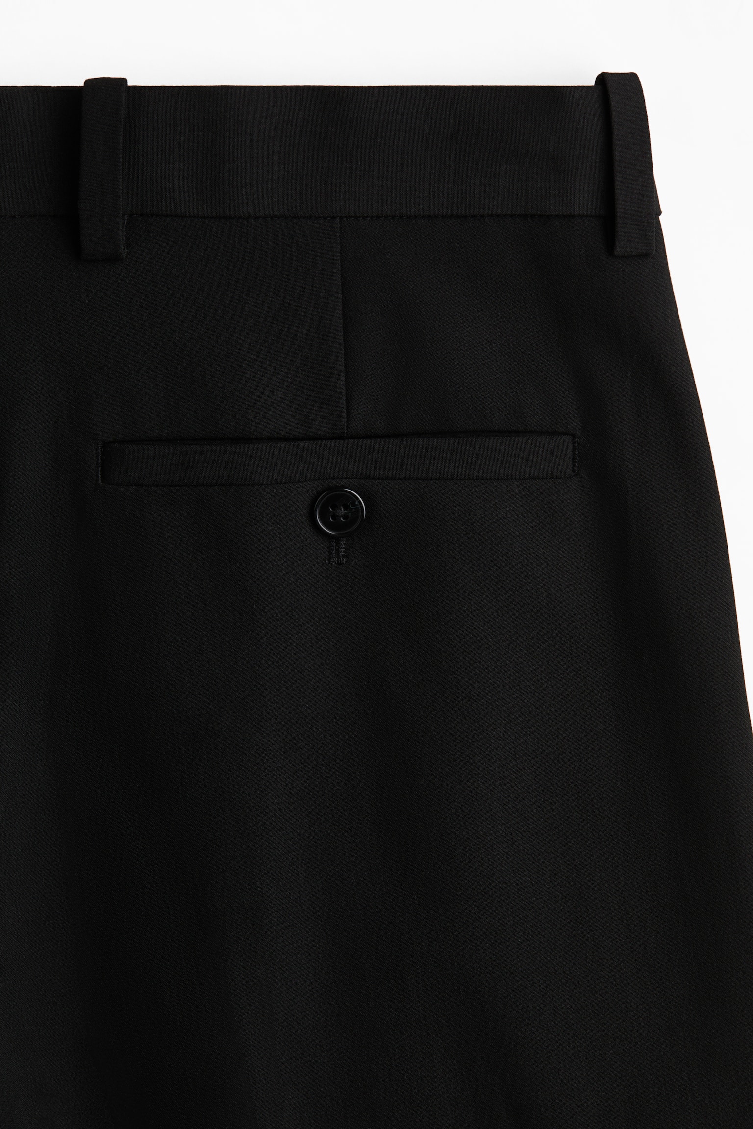Мужские брюки H&M Relaxed-Fit Tailored, цвет: Чёрный — фото 6