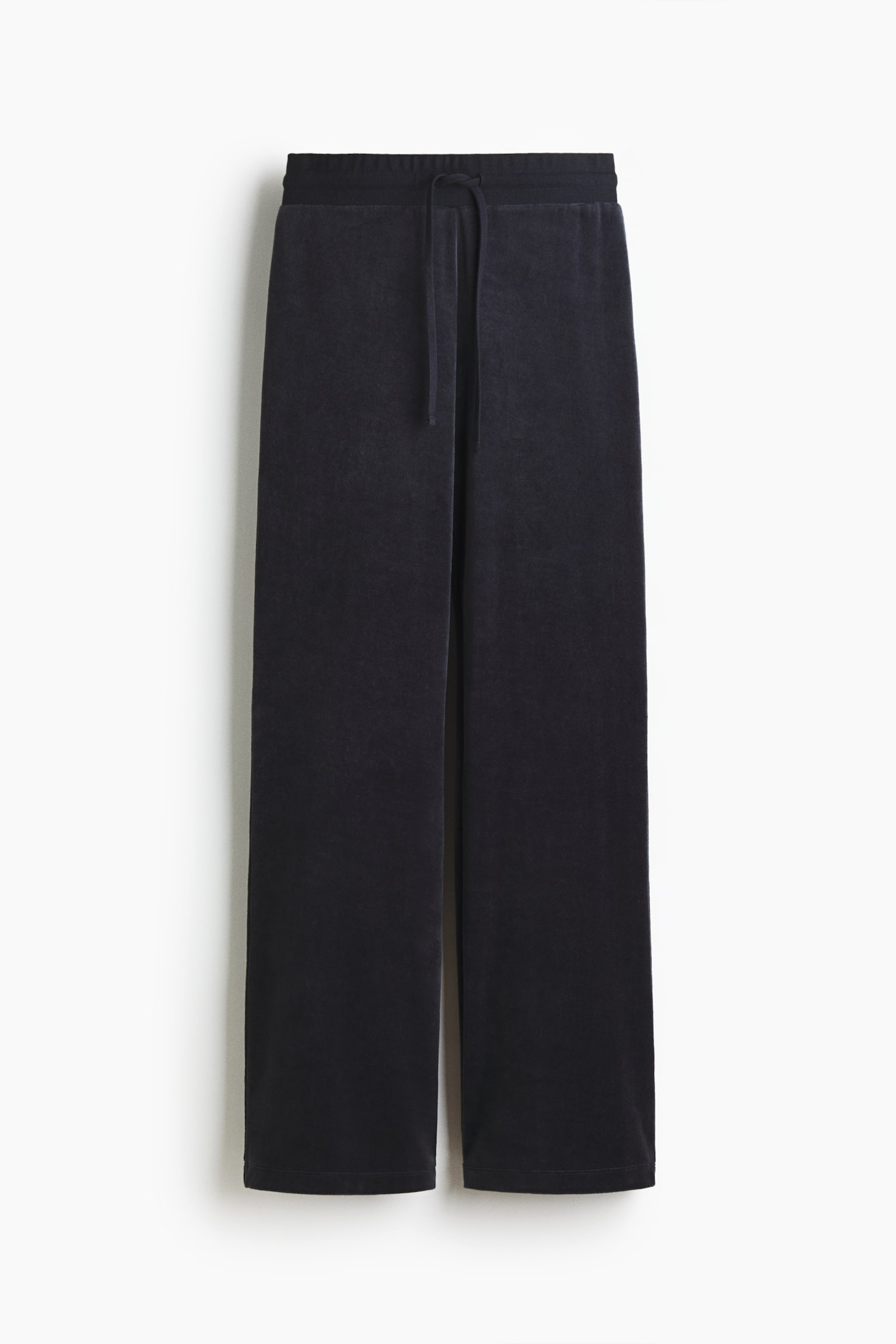 Velour trousers - Navy blue - 2
