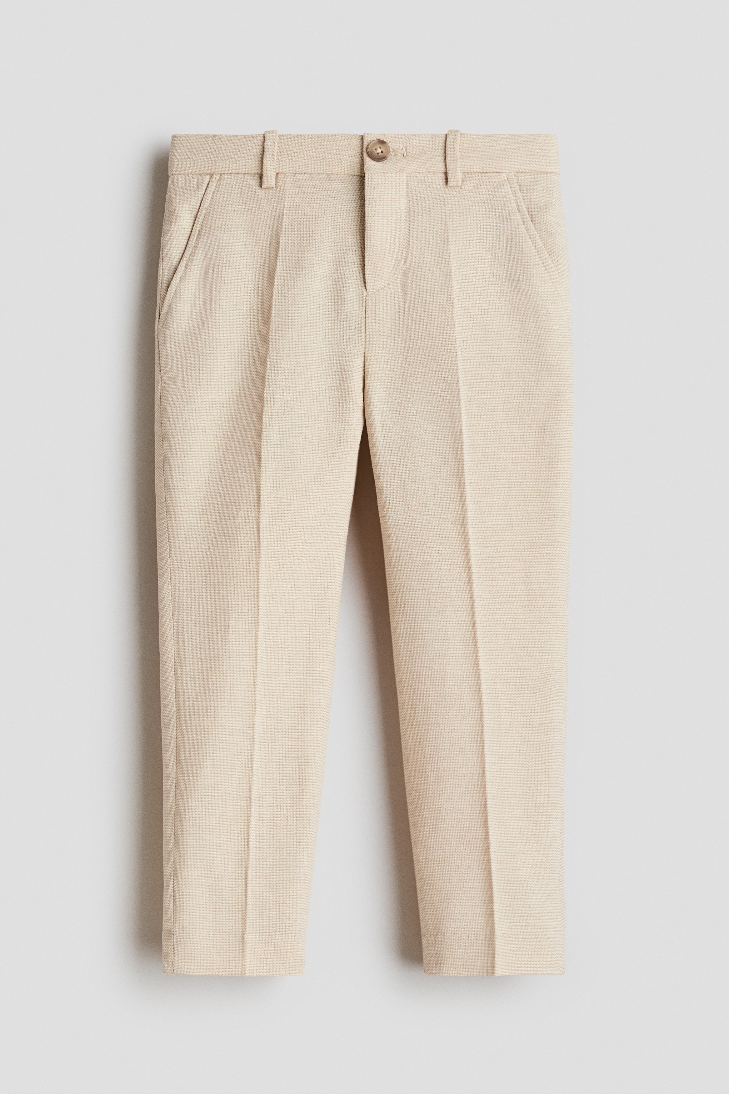 H & M - Anzughose in Slim Fit - Beige - Kinder