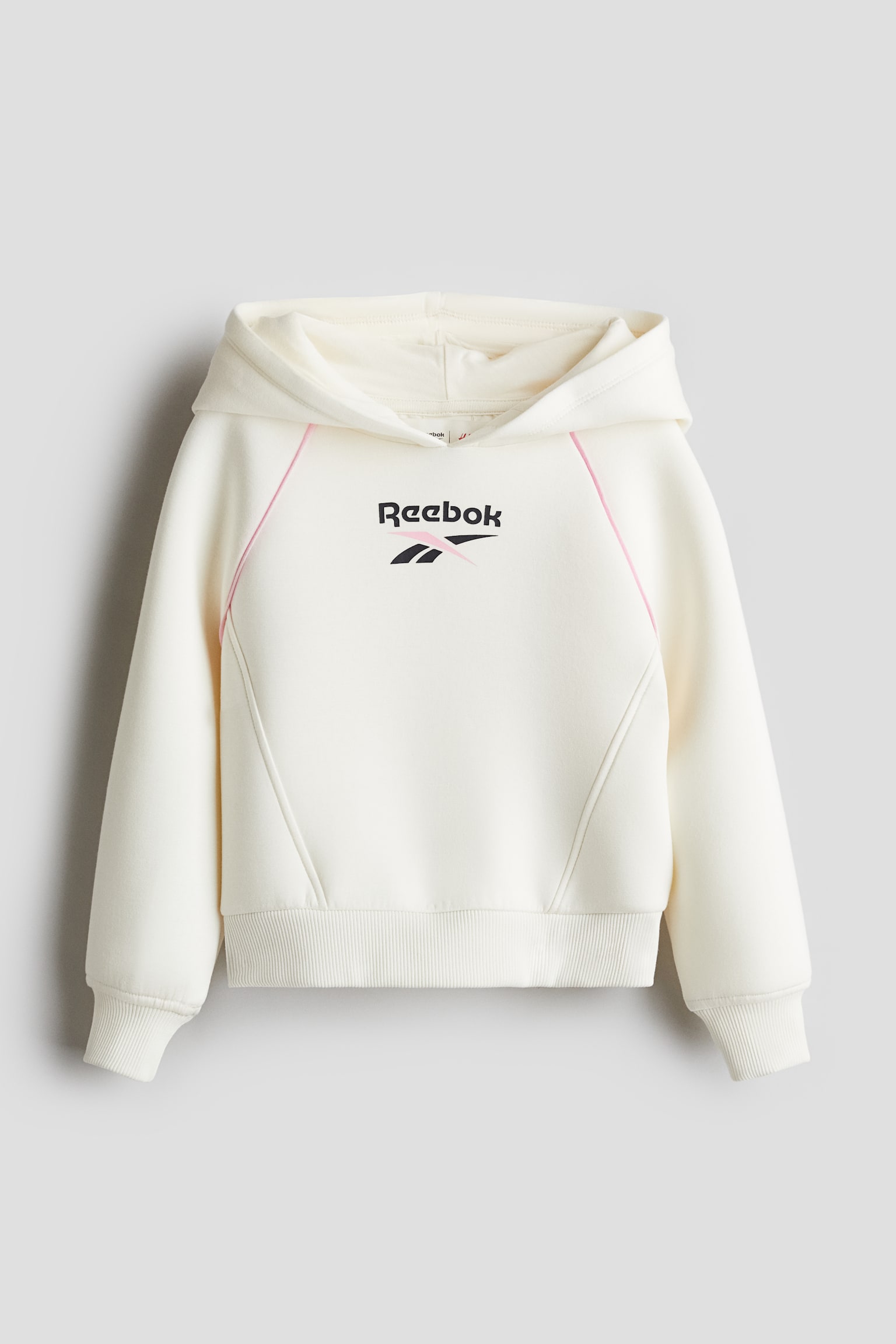 Boxy Style Scuba Hoodie - Cream/Reebok - 1