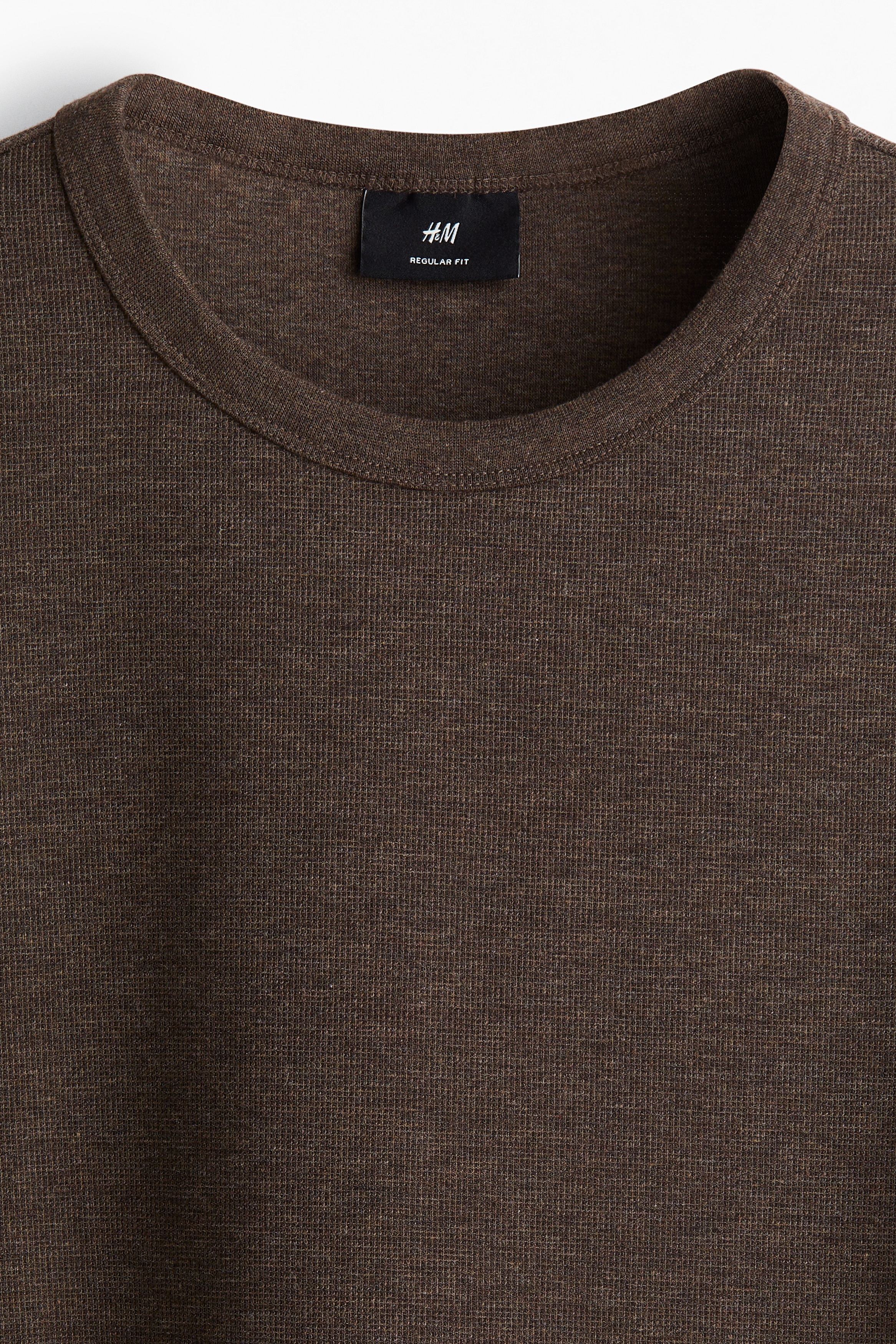 Regular Fit Waffled T-shirt