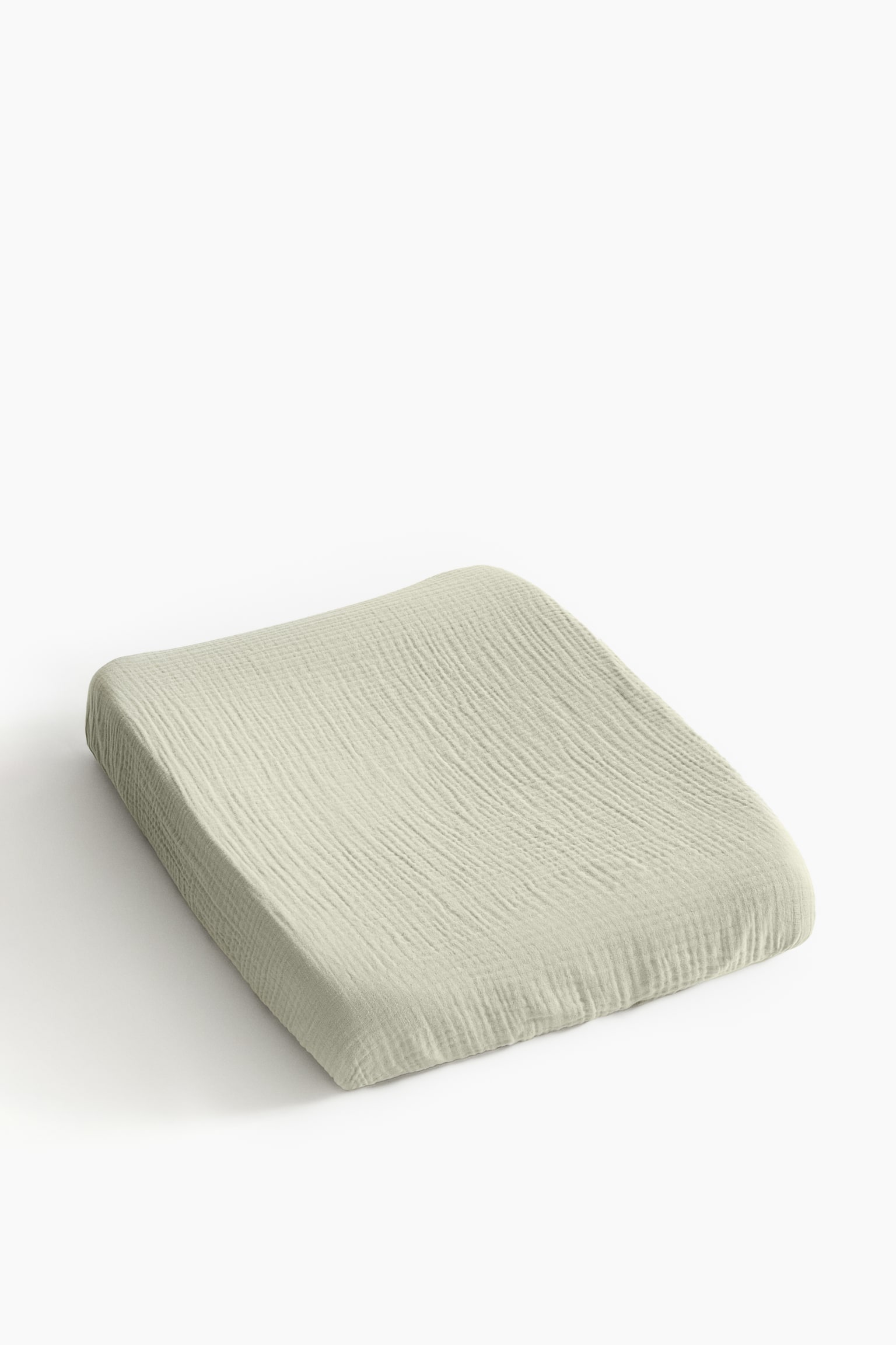 Muslin changing pad cover - Light dusty green/Light beige/Light mole - 1