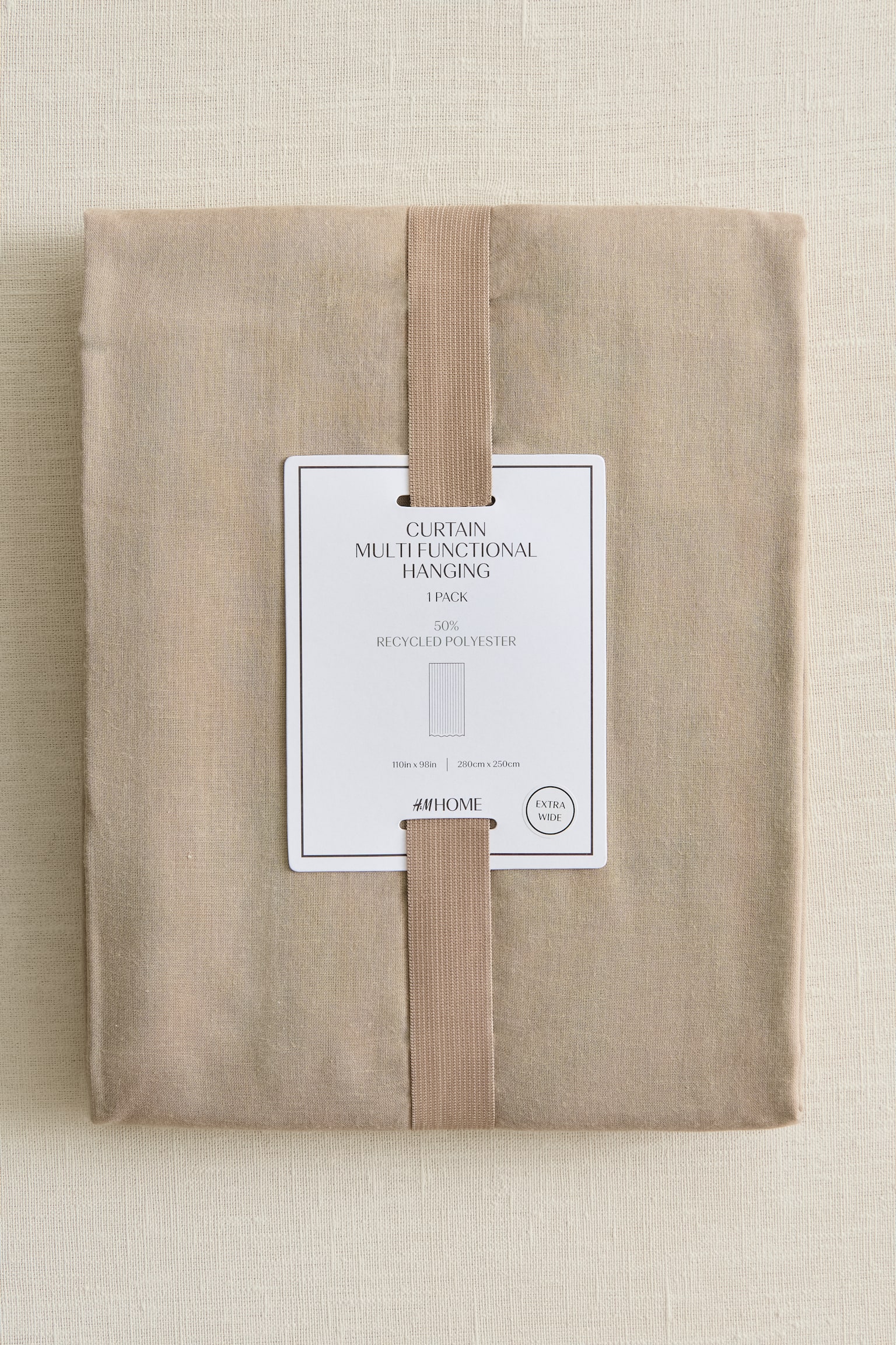 1-pack wide curtain length - Beige/Mole/White/Light khaki green/Dusty pink - 4