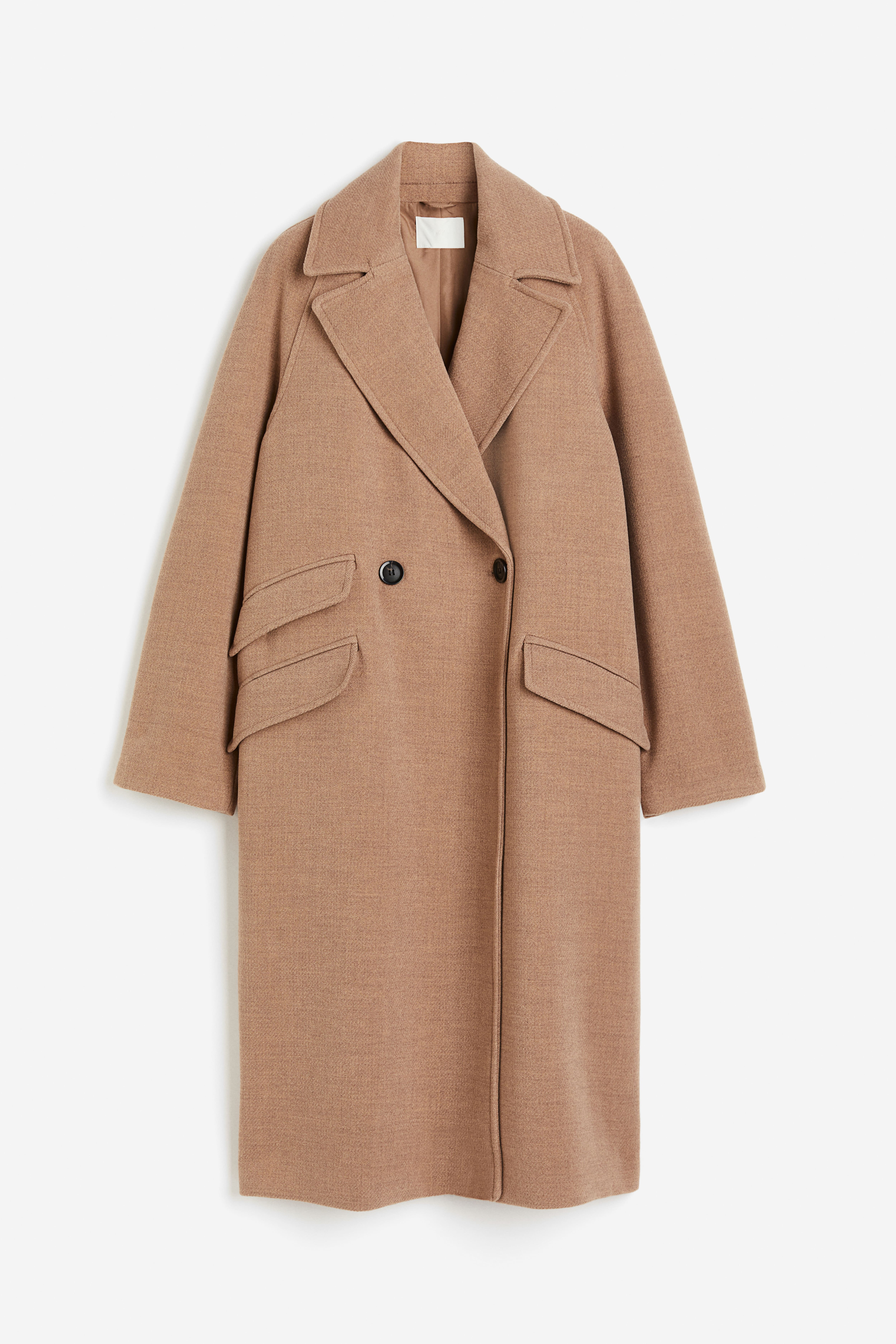 H&m camel coat women's on sale