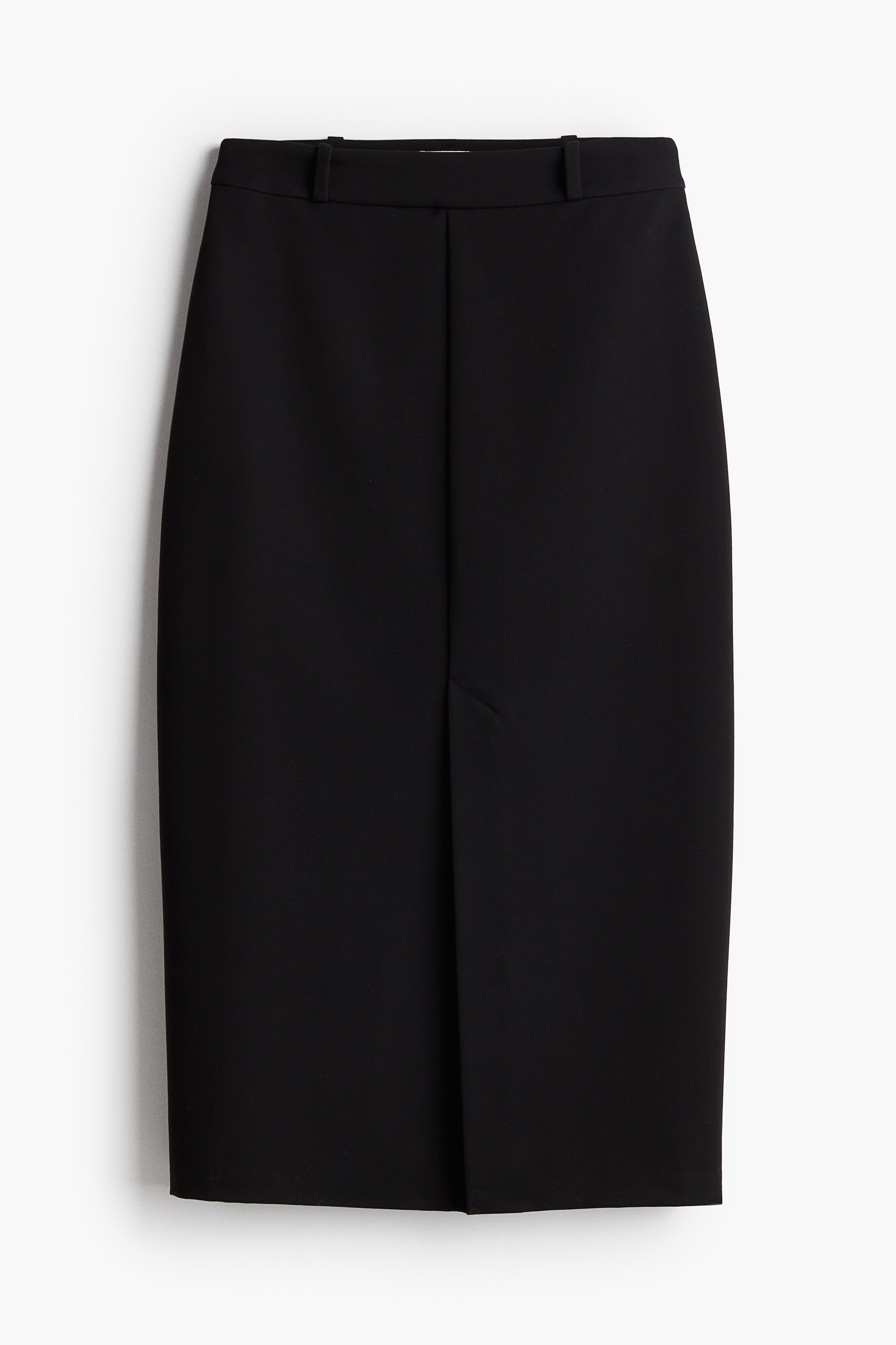 Twill pencil skirt