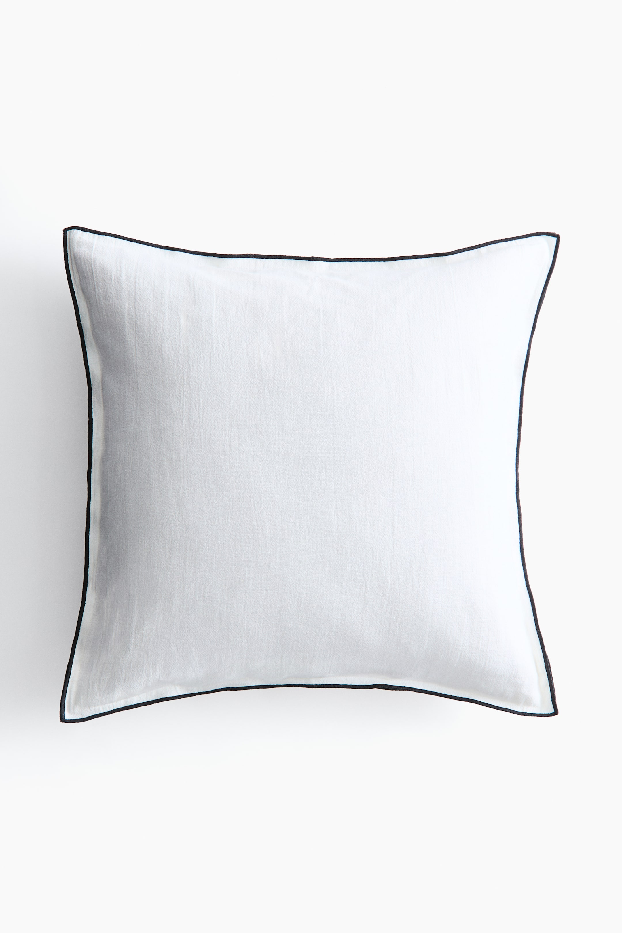 View larger image: Linen-Blend Cushion Cover - White - Home All | H&M CA 1