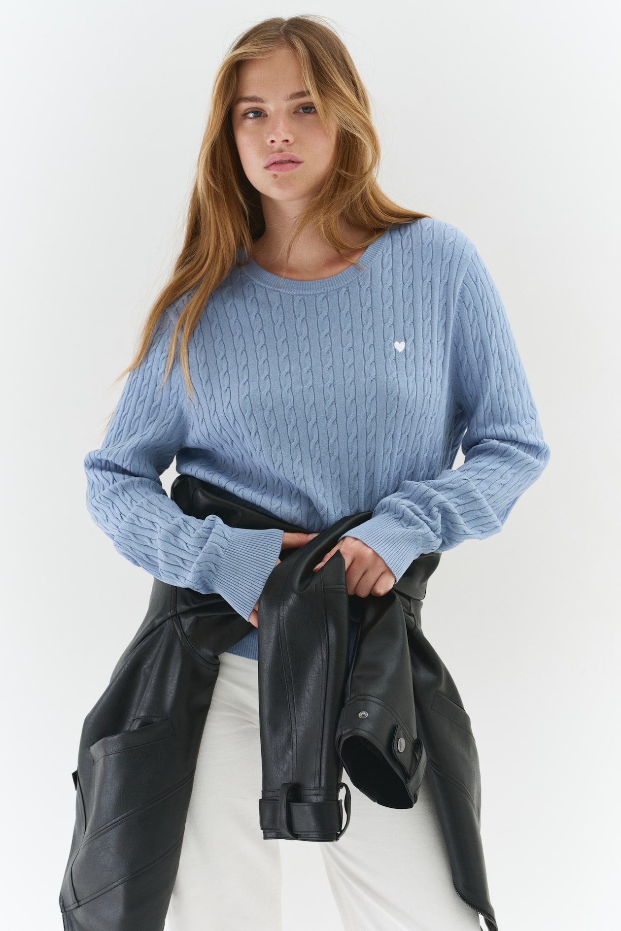 Cable-Knit Sweater