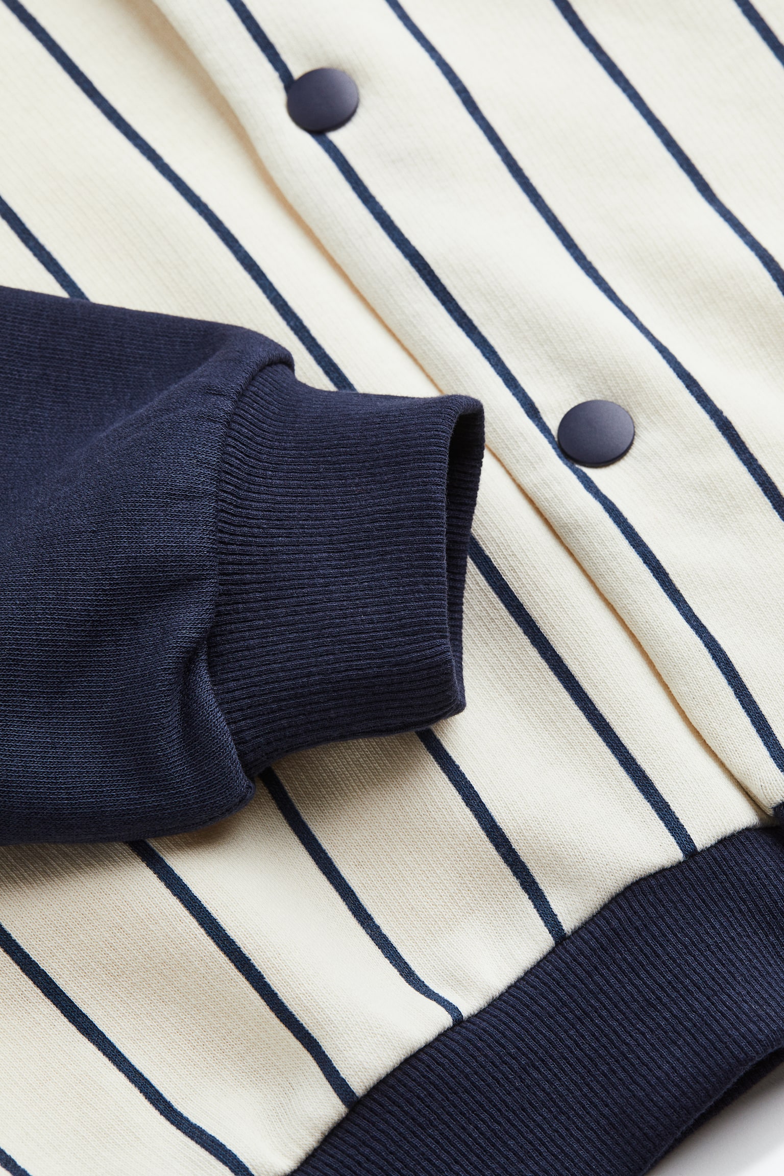 Baseball Jacket - Navy blue/Pinstripe/Bright blue/Block colour - 2