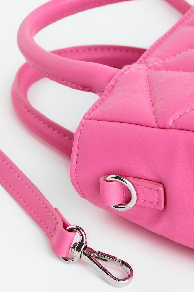 Quilted handbag - Pink - 7
