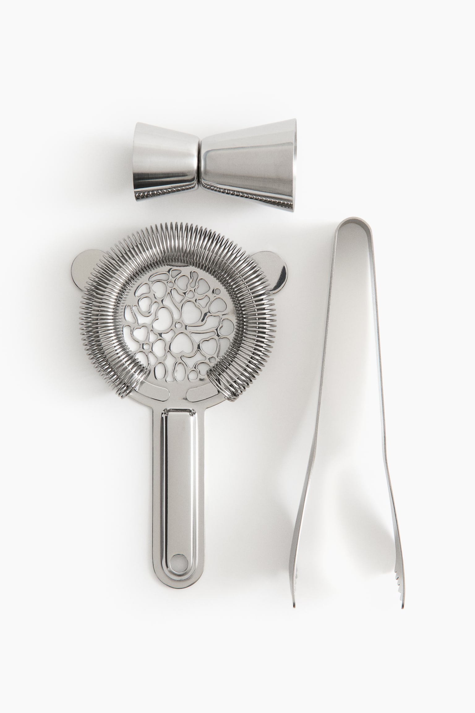 3-teiliges Cocktailbesteck - Silberfarben - 2