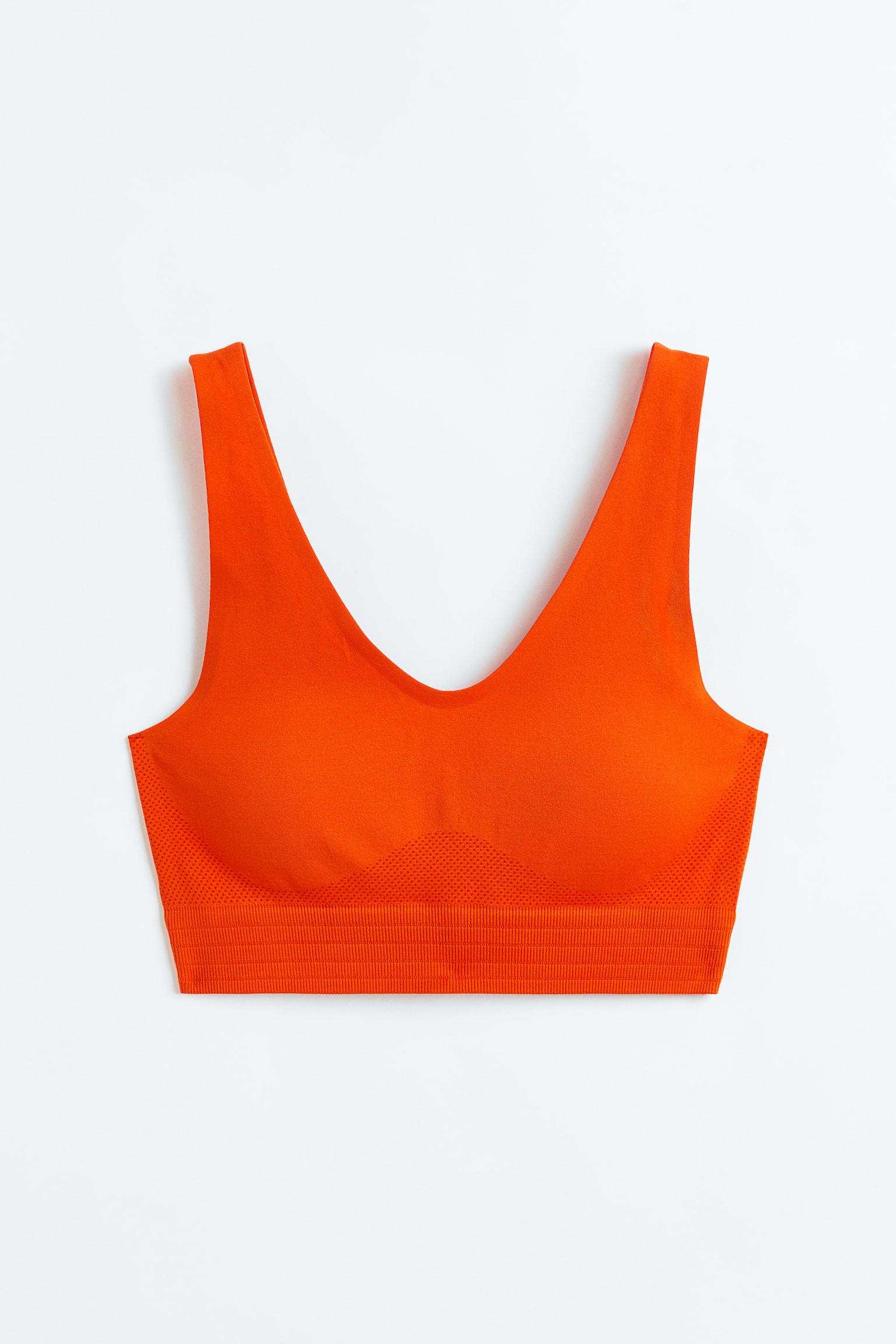 DryMove™ Seamless Sports Bra - Orange/Black/Cream/Bright blue/Light beige/Dark grey - 1