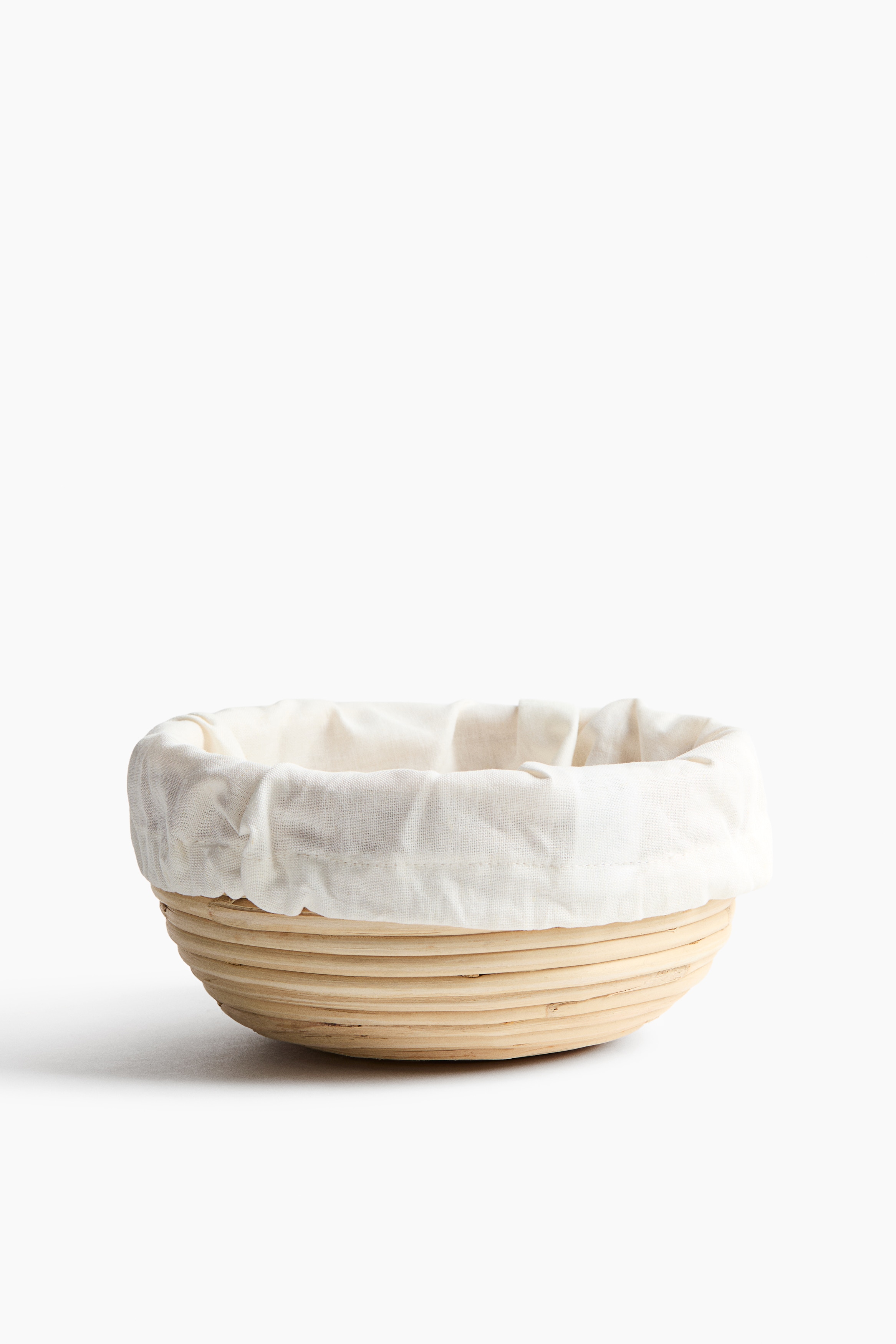 Panera pequeña de ratán - Beige/Crema
