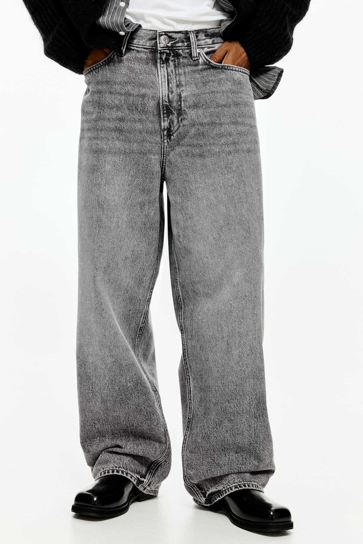 Baggy Jeans - Stredná džínsová sivá/Tmavá džínsovomodrá/Džínsovomodrá/Tmavá džínsovomodrá/Džínsovomodrá/Čierna/Tmavá džínsovomodrá/Sivá/Tmavá džínsová sivá/Svetlosivá/Tmavá džínsovomodrá/Džínsovomodrá/Džínsovomodrá/Tmavosivá/Bledá džínsovomodrá/Džínsová sivá/Denim blue/Tmavá džínsová sivá - 6