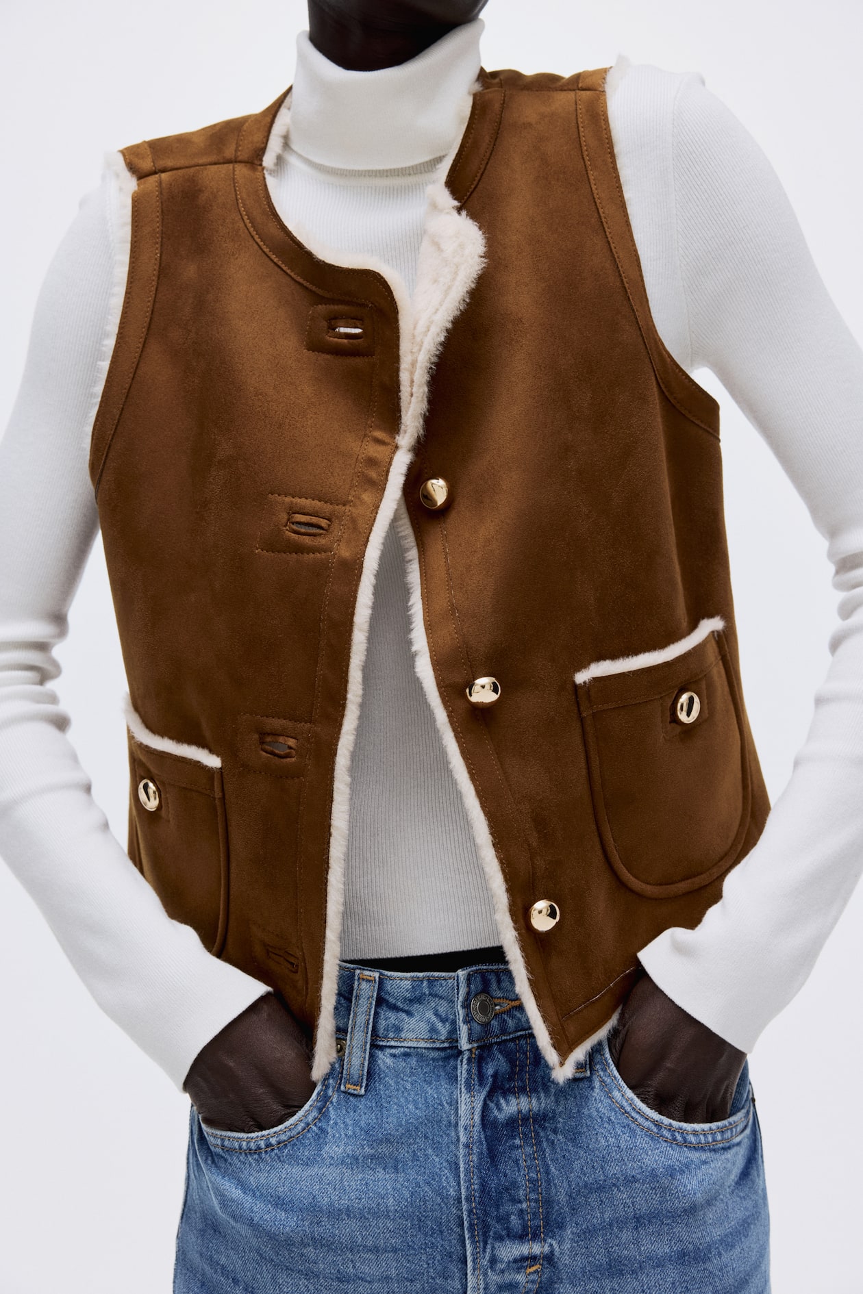 Pile-Lined Vest - image 5