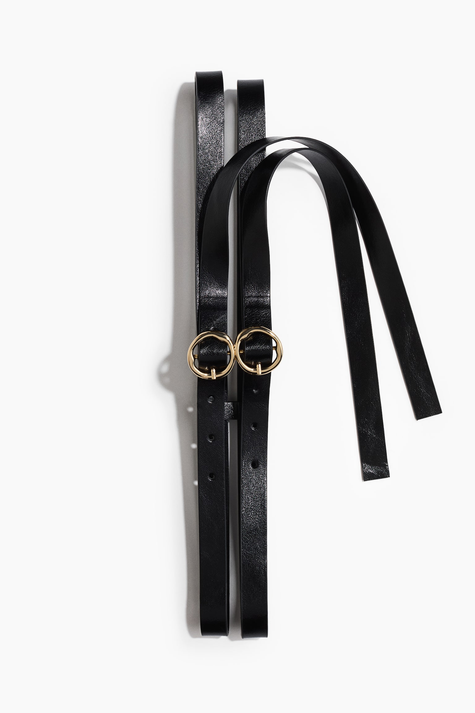 Double-Strap Belt - Black - 1