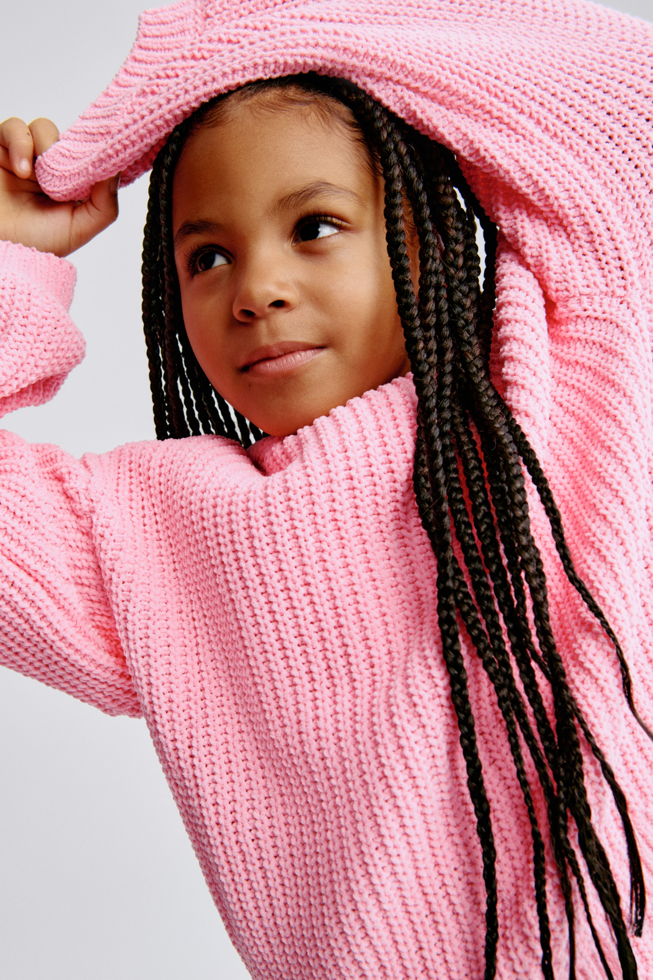 View larger image: Chenille-knit jumper - Pink - Kids | H&M IE 3