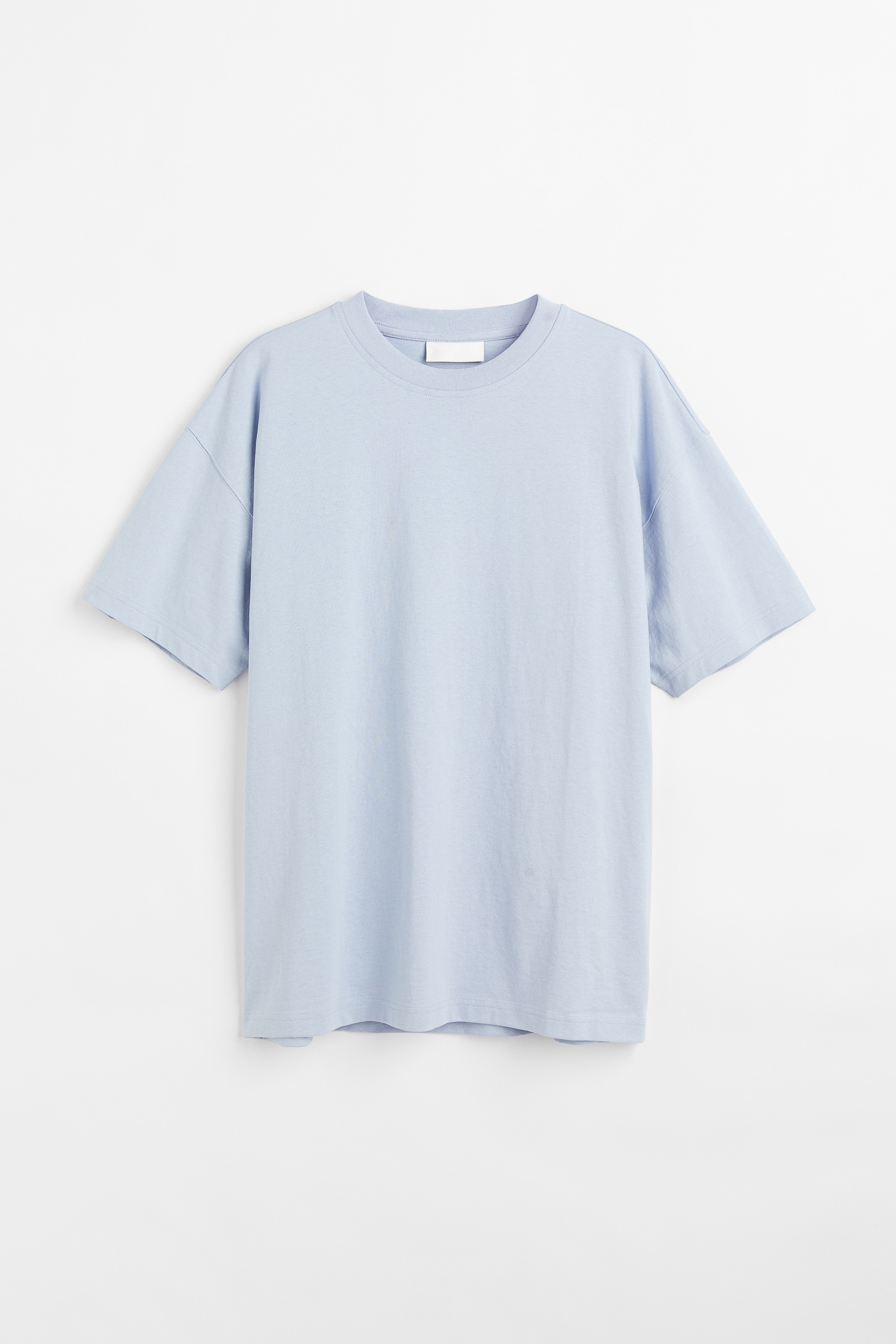 Oversized Fit Cotton T-shirt - Round Neck - Short sleeve - Light 
