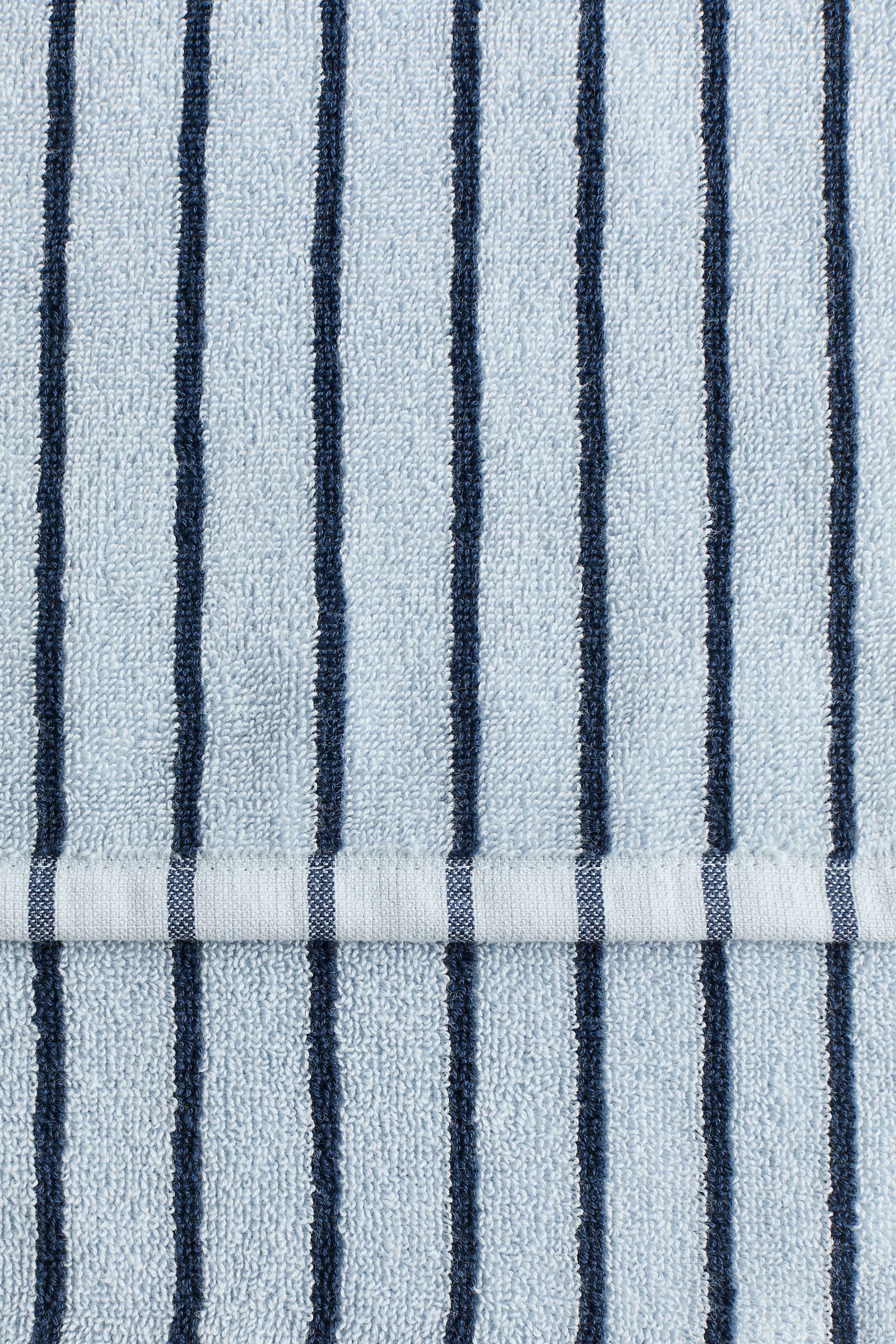 Striped bath towel - Light blue/Striped/Sage green/Black striped/White/Black striped/Light beige/White/Light pink/Terracotta striped/Brown/Black striped/Yellow/White striped - 3