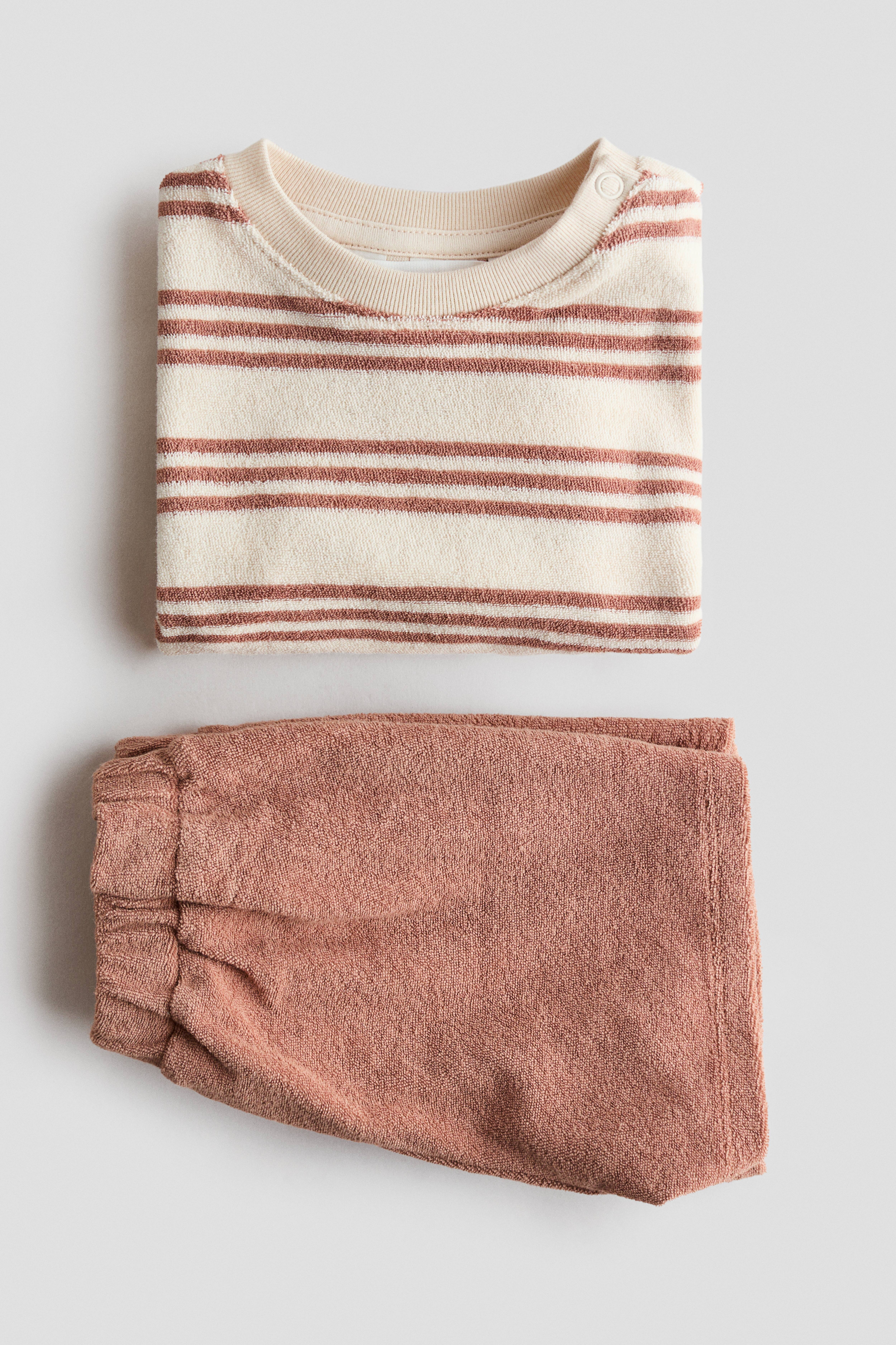 Ensemble 2 pièces en tissu éponge