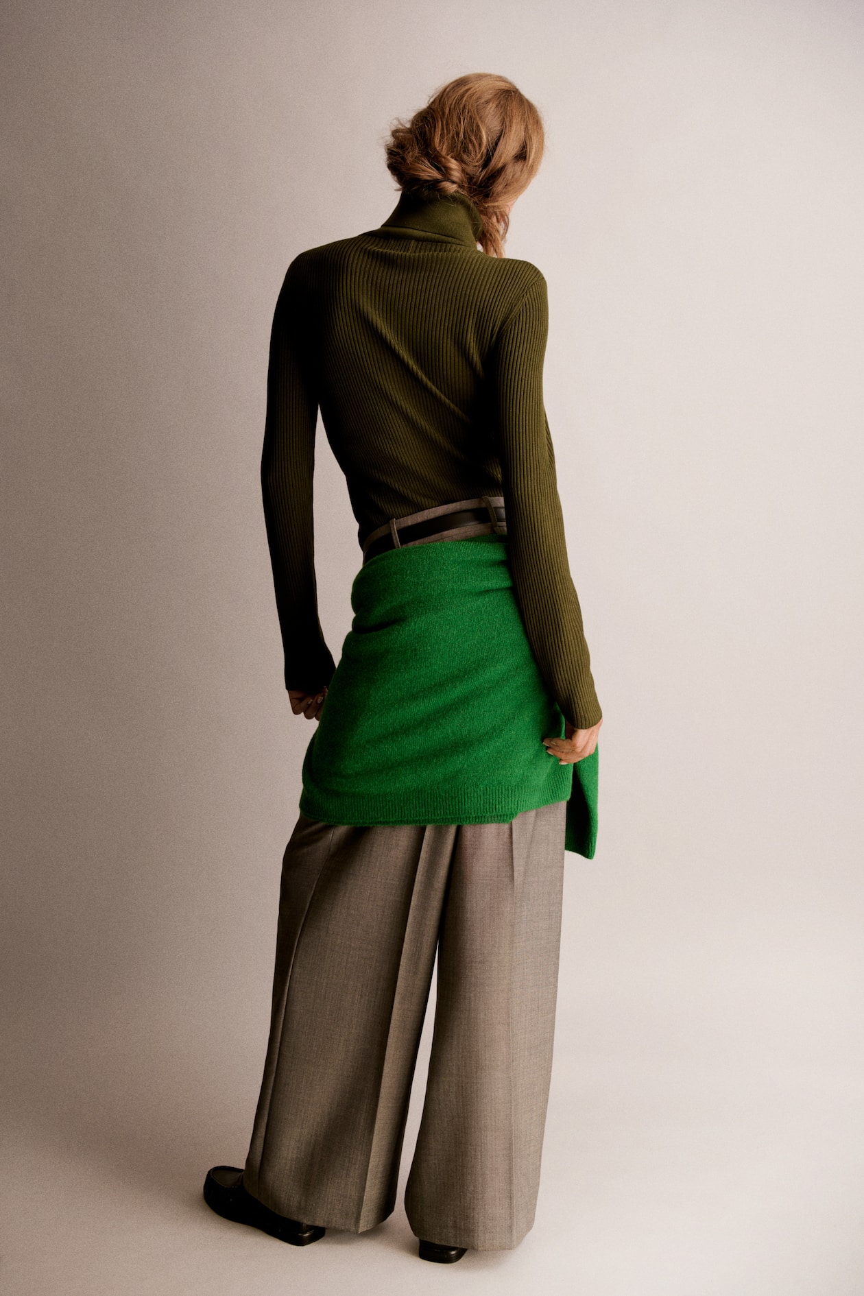 Rib-Knit Half-Zip Top - image 2