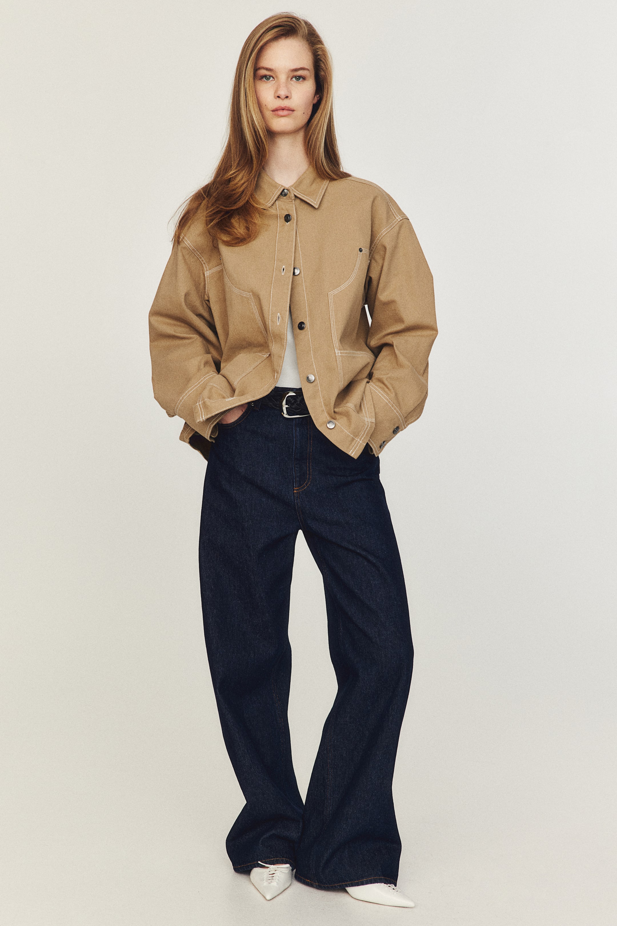 Cotton Utility Overshirt