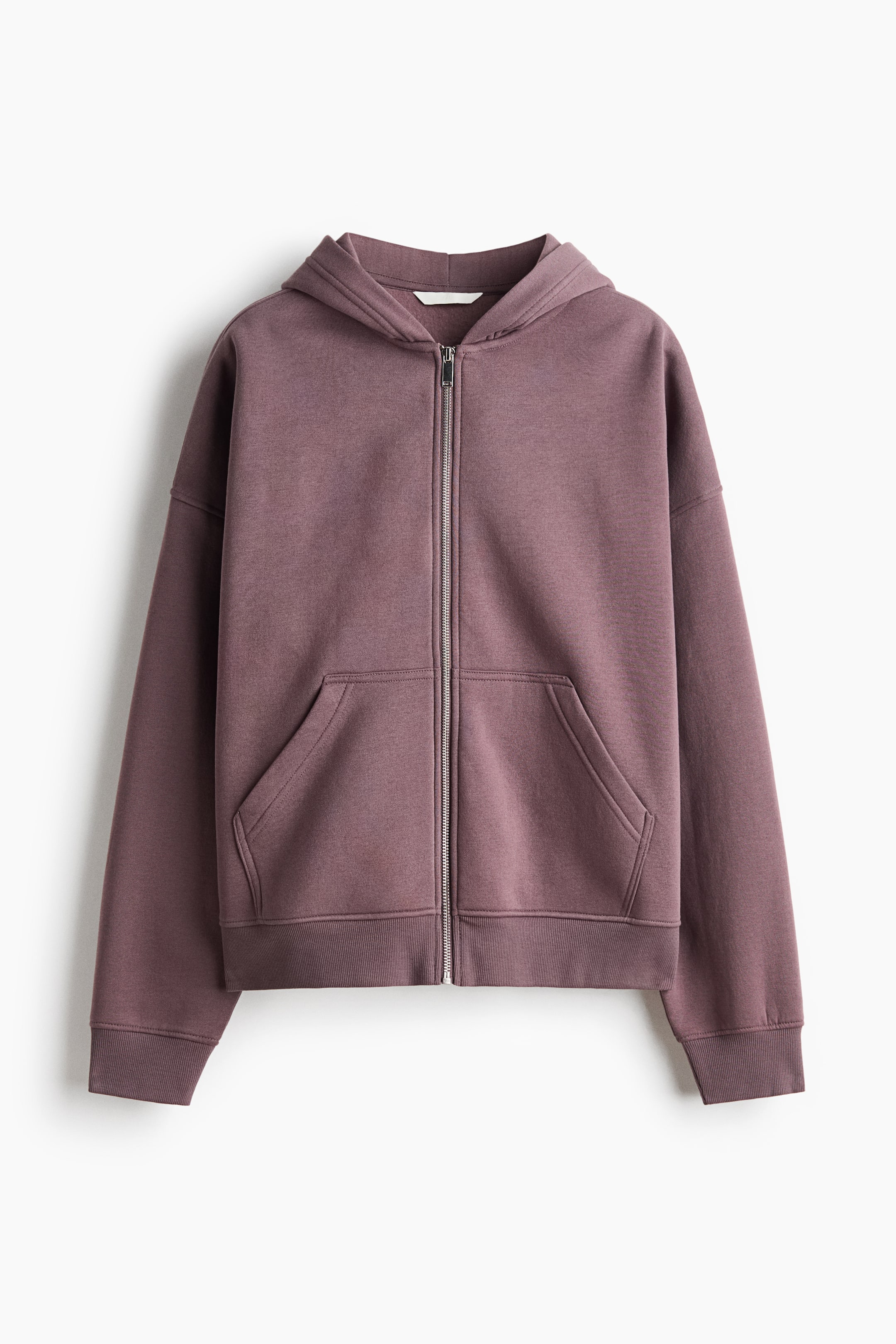 Zip-through hoodie