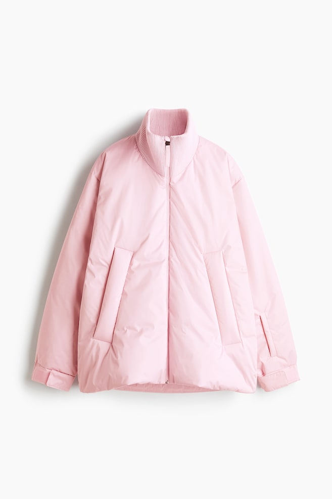 Down ski jacket with ThermoMove™ - Pink/White - 1