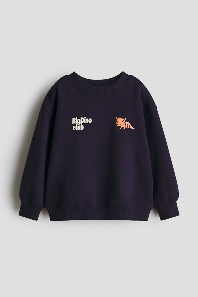 Felpa con stampa - Blu navy/dinosauro/Verde scuro/dinosauro/Grigio scuro/Football legend/Beige chiaro/NASA/Crema/nero/Verde righe/dinosauro/Bianco/triceratopo - 1