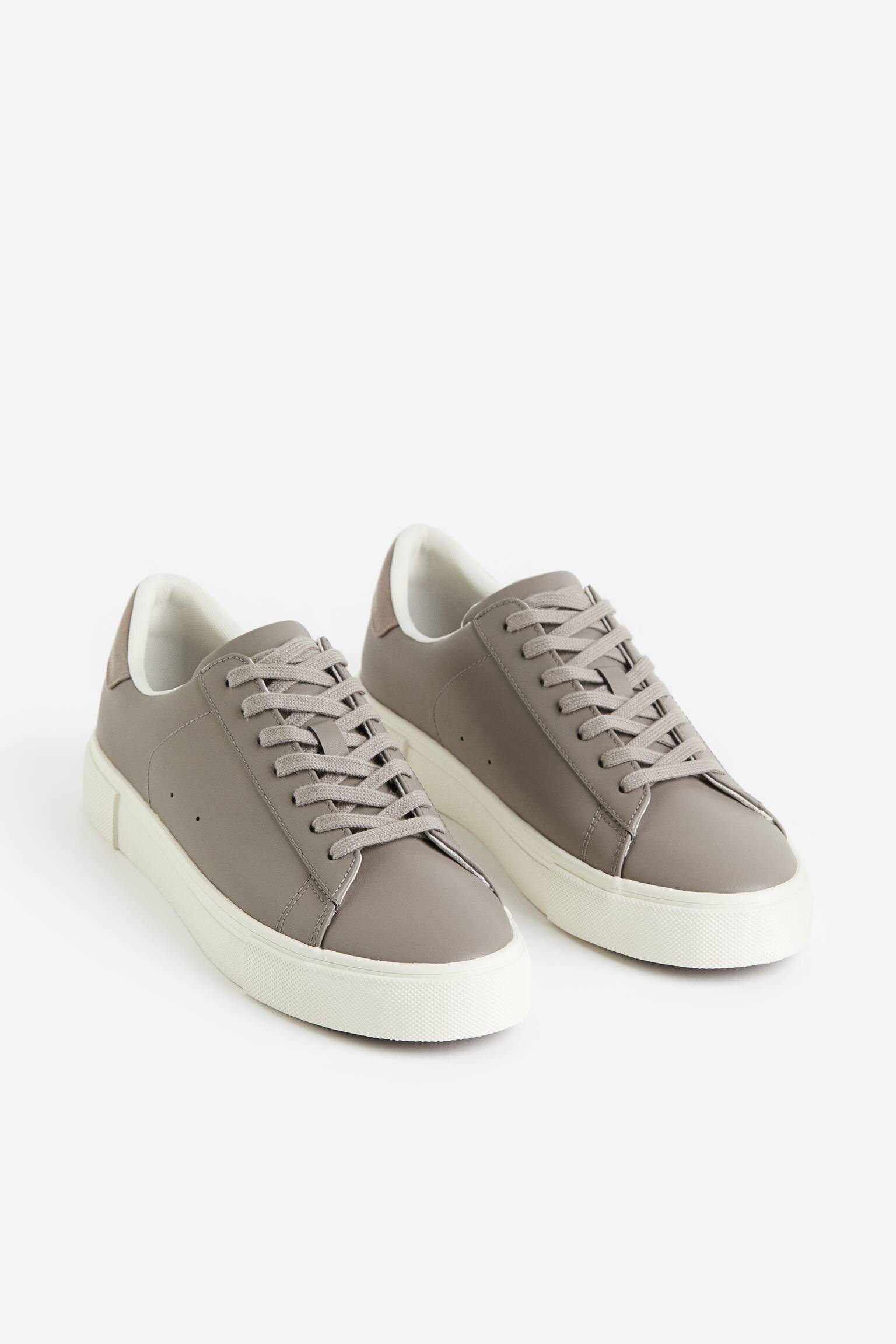 Sneakers - Greige/White/Black/Light beige/Grey - 2