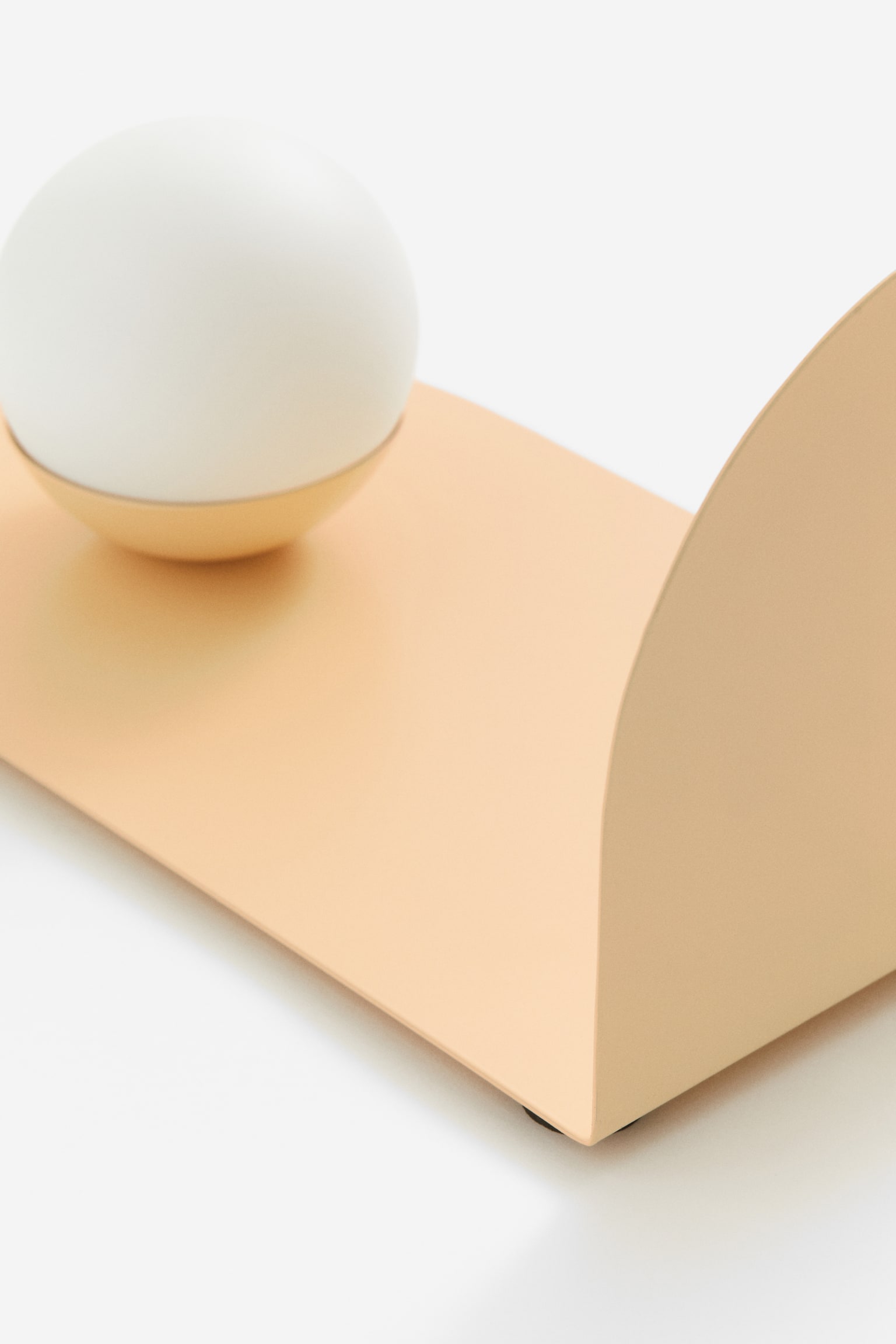 Wall light with shelf - Light yellow - 3