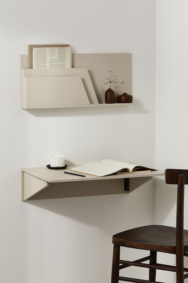 Wall shelf - Beige/Brown - 2