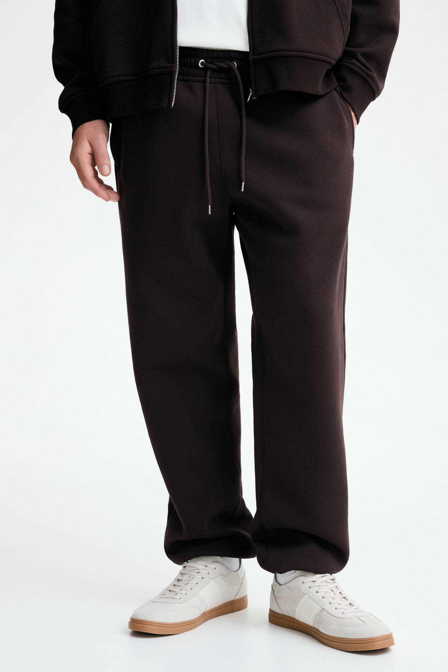 Relaxed Fit Sweatpants - Dark brown/Light grey/Grey marl/Black/Grey/Dark blue/Grey/Brown/White - 4