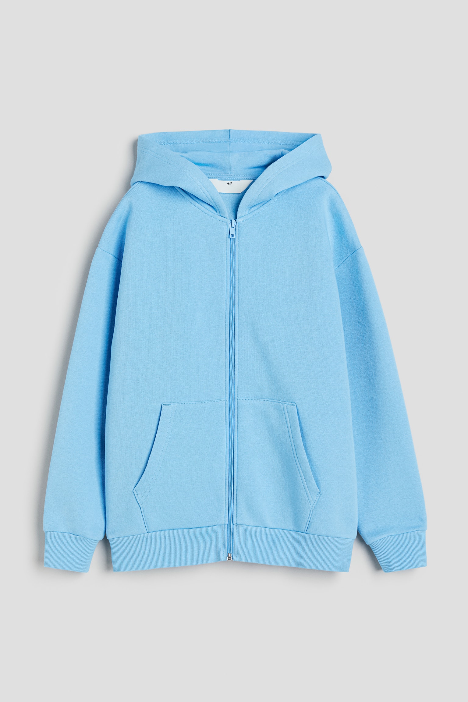 Zip Up Hoodie - Light blue/Light grey marle/Navy blue/Black/Dark green - 1