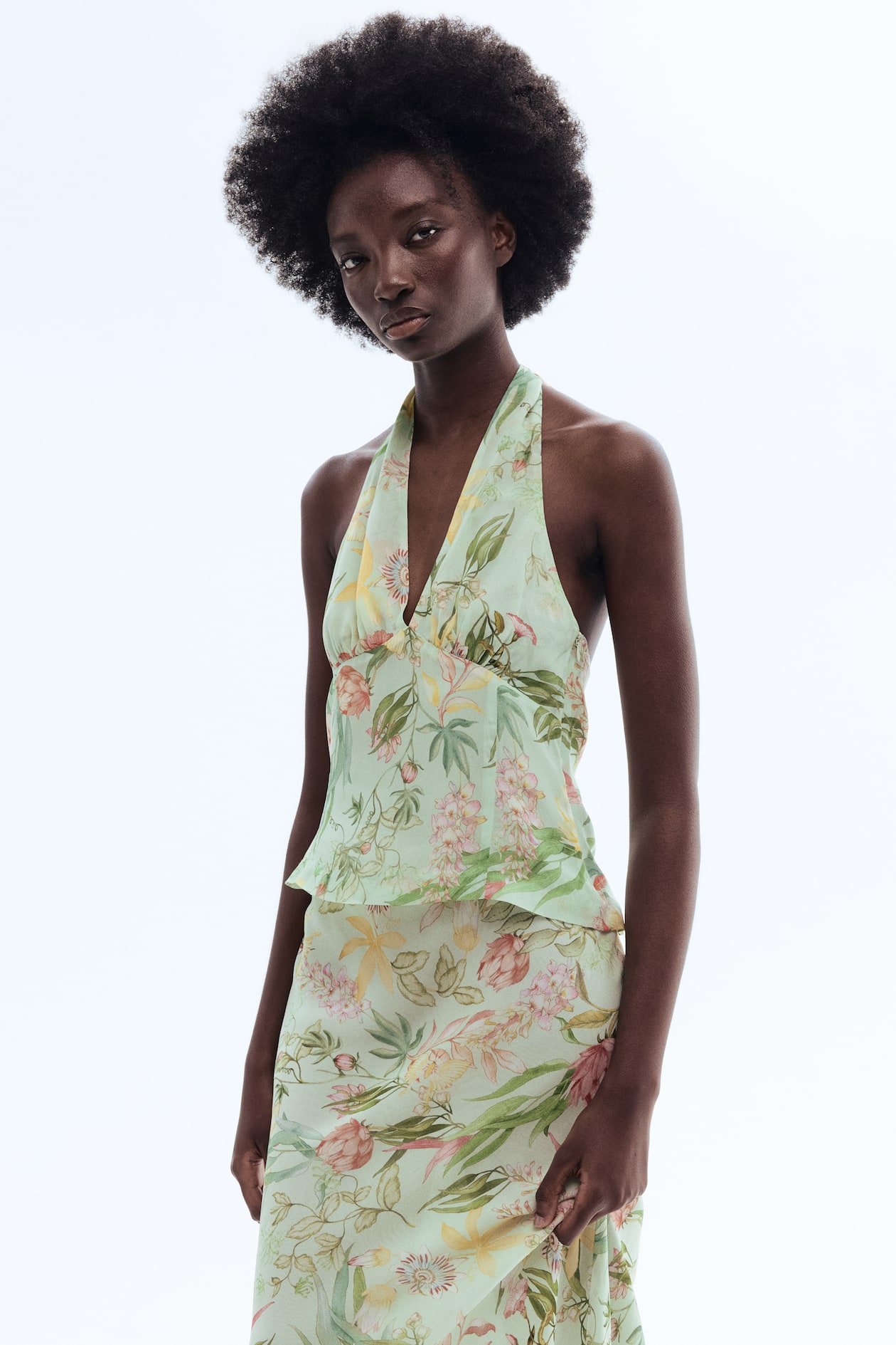 Viscose Halterneck Top - image 2