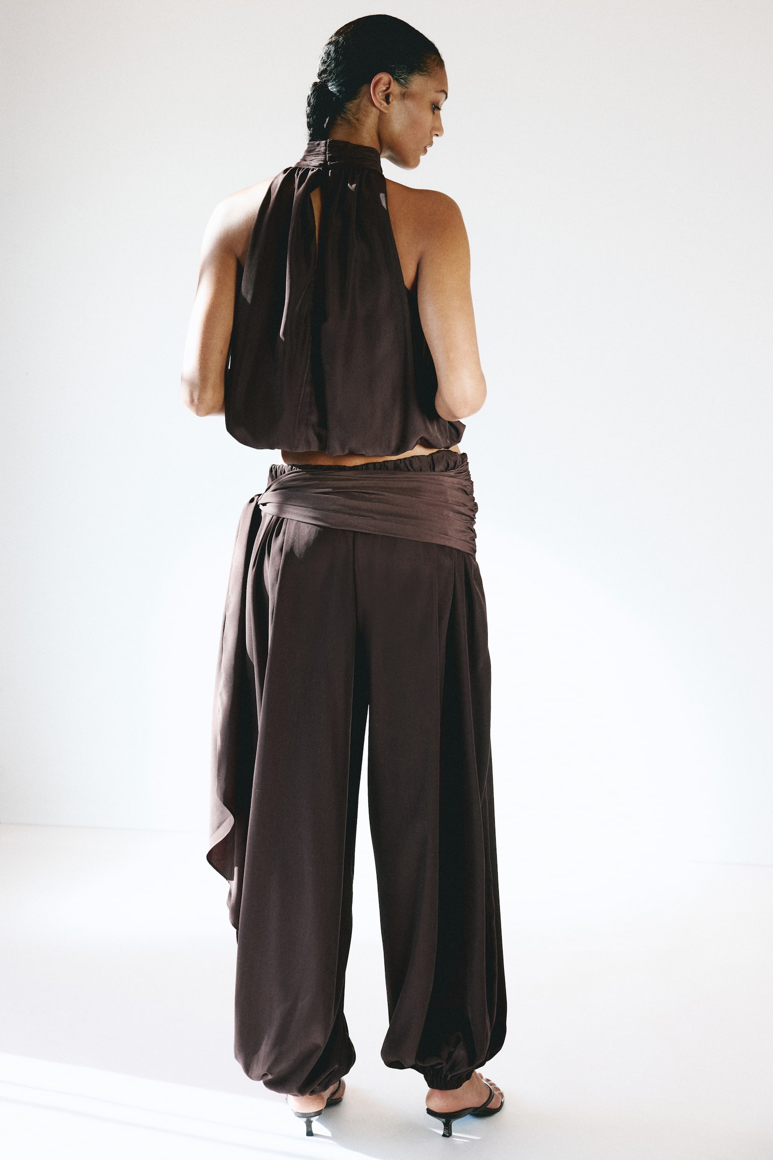 Ballonbroek - Donkerbruin/Donker kakigroen - 5