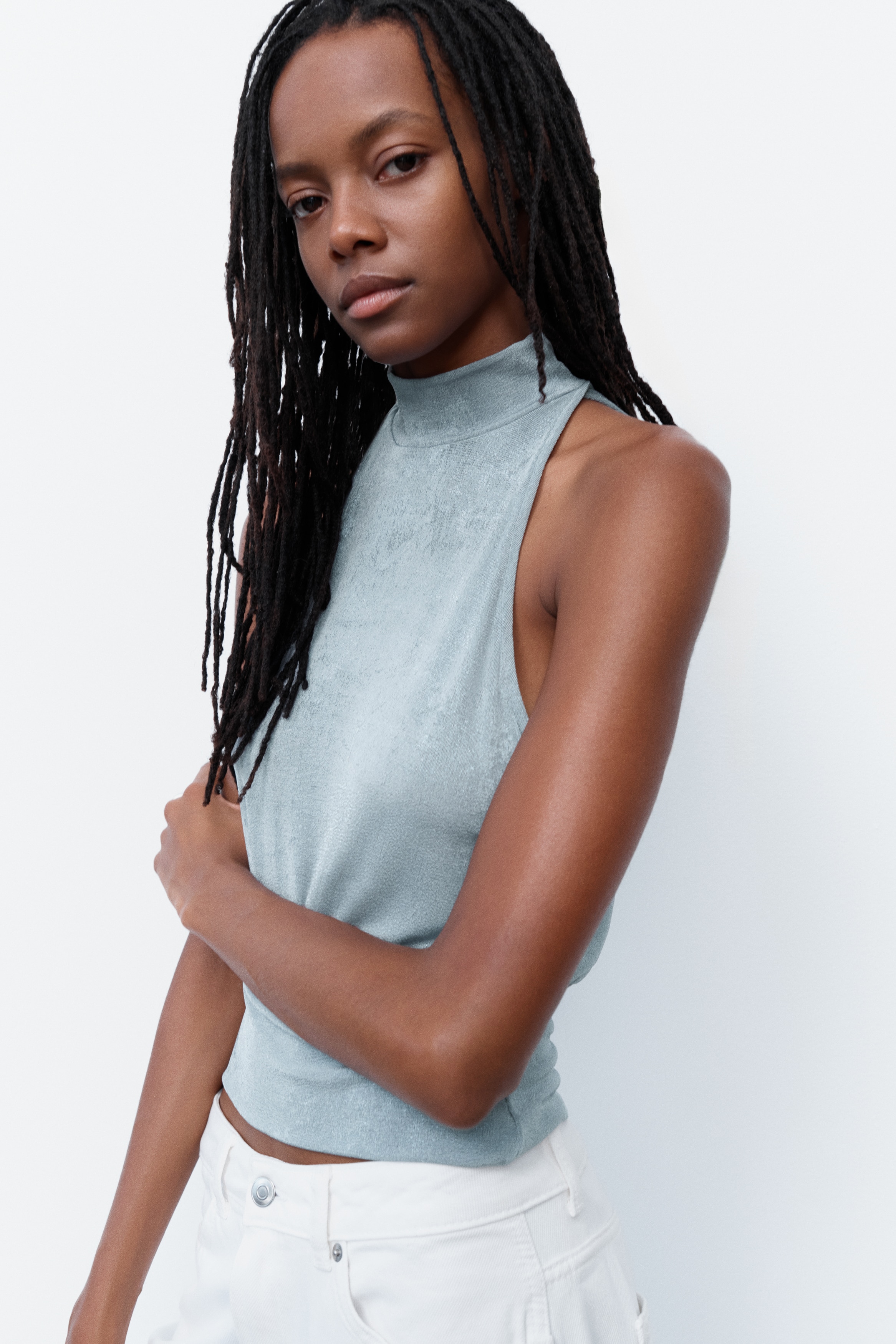 Women's Turquoise Tops | Crop Tops & Going Out Tops | H&M US