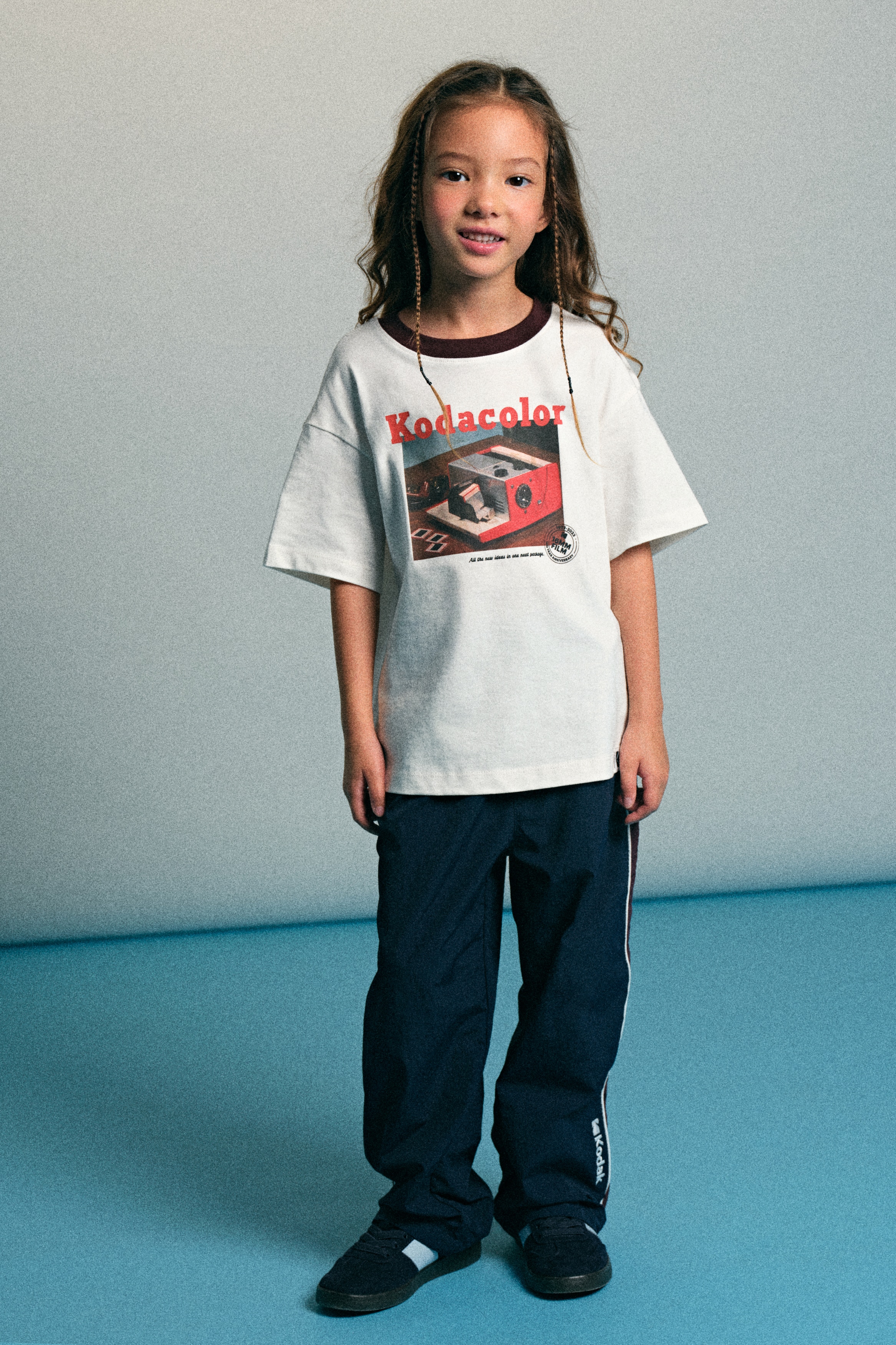 プリントデザイン コットンTシャツ - ホワイト／Kodak - Kids | H&M JP