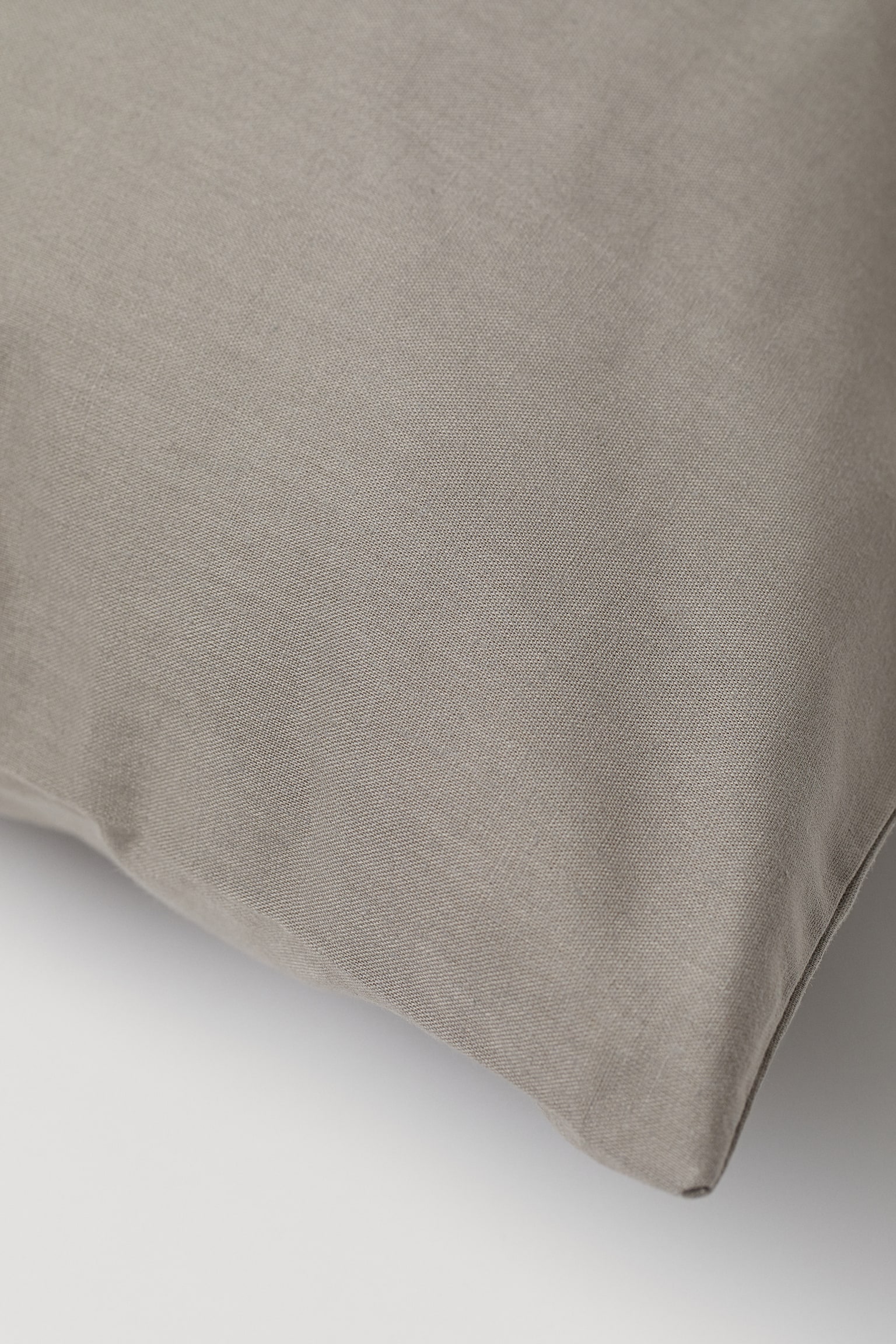 Cotton pillowcase - Greige/Dark brown/Dark green/White/Light pink/Sage green/Pigeon blue/Light beige - 4