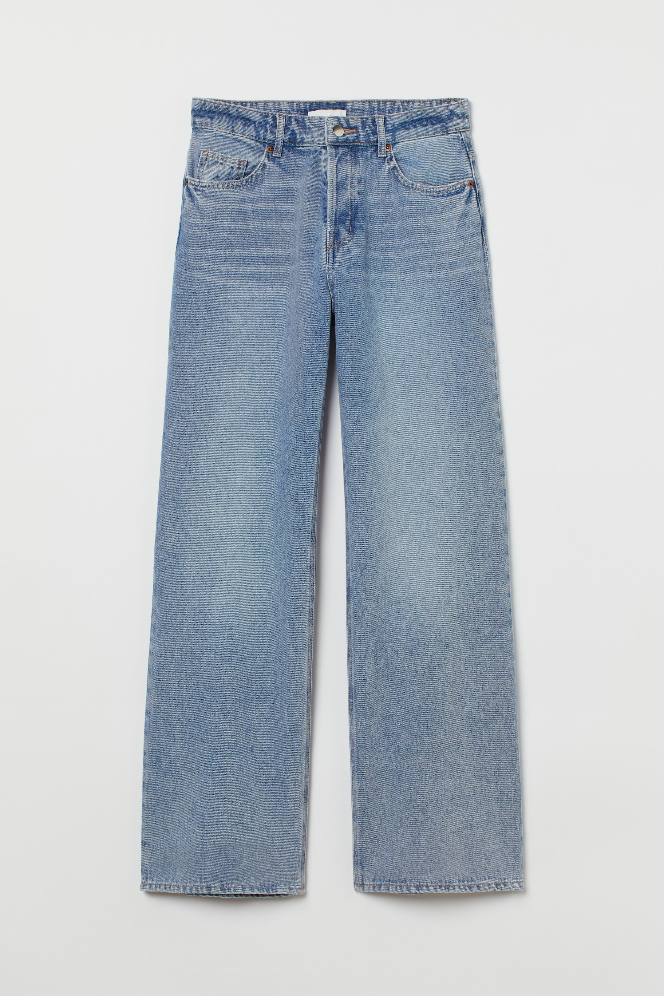View larger image: Wide High Jeans - Light denim blue - Ladies | H&M IE 1