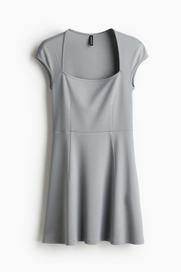 Women's Black Flared-skirt dress | H&M IN