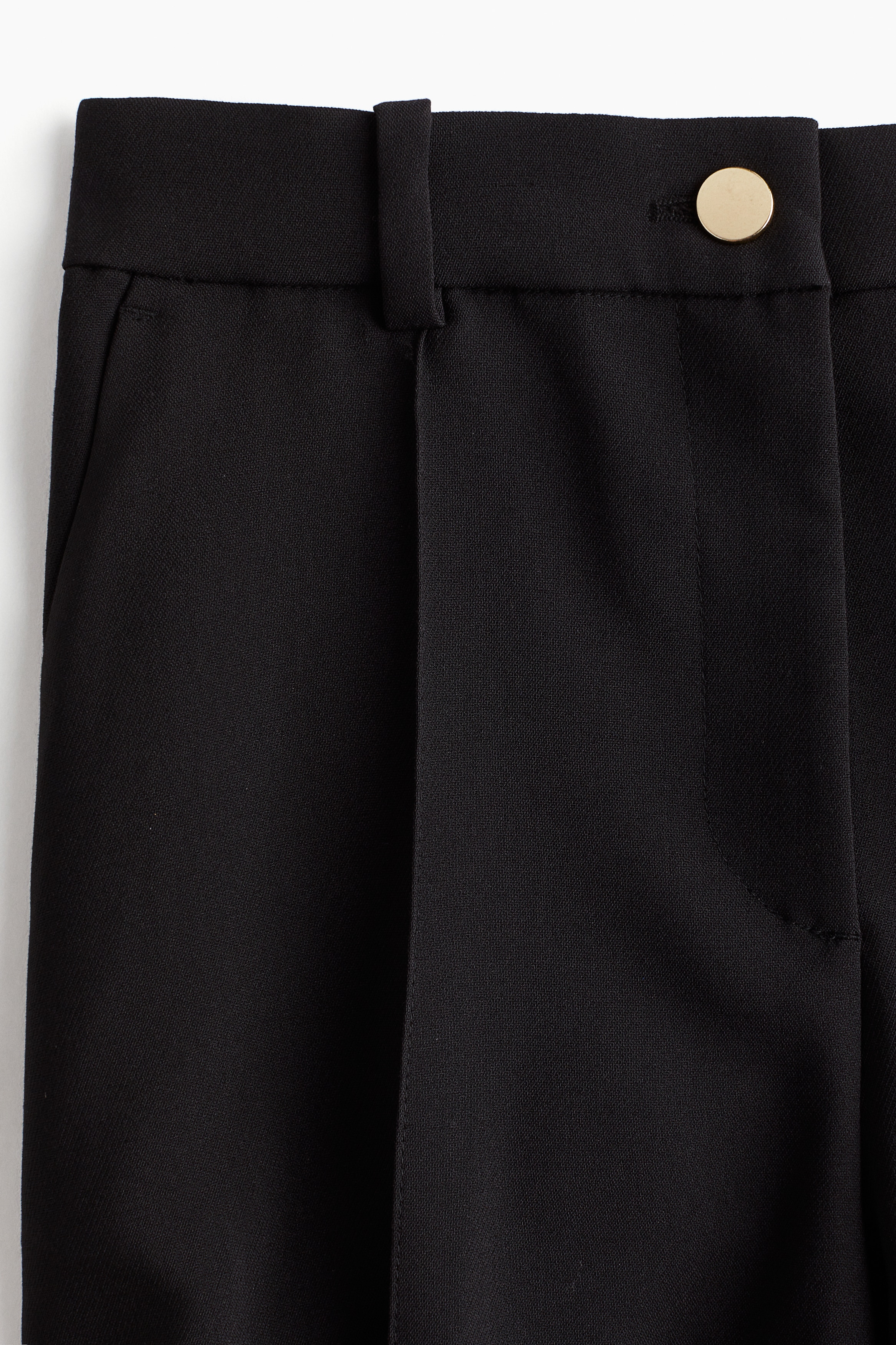Women's Black Tapered Dress Pants | H&M US