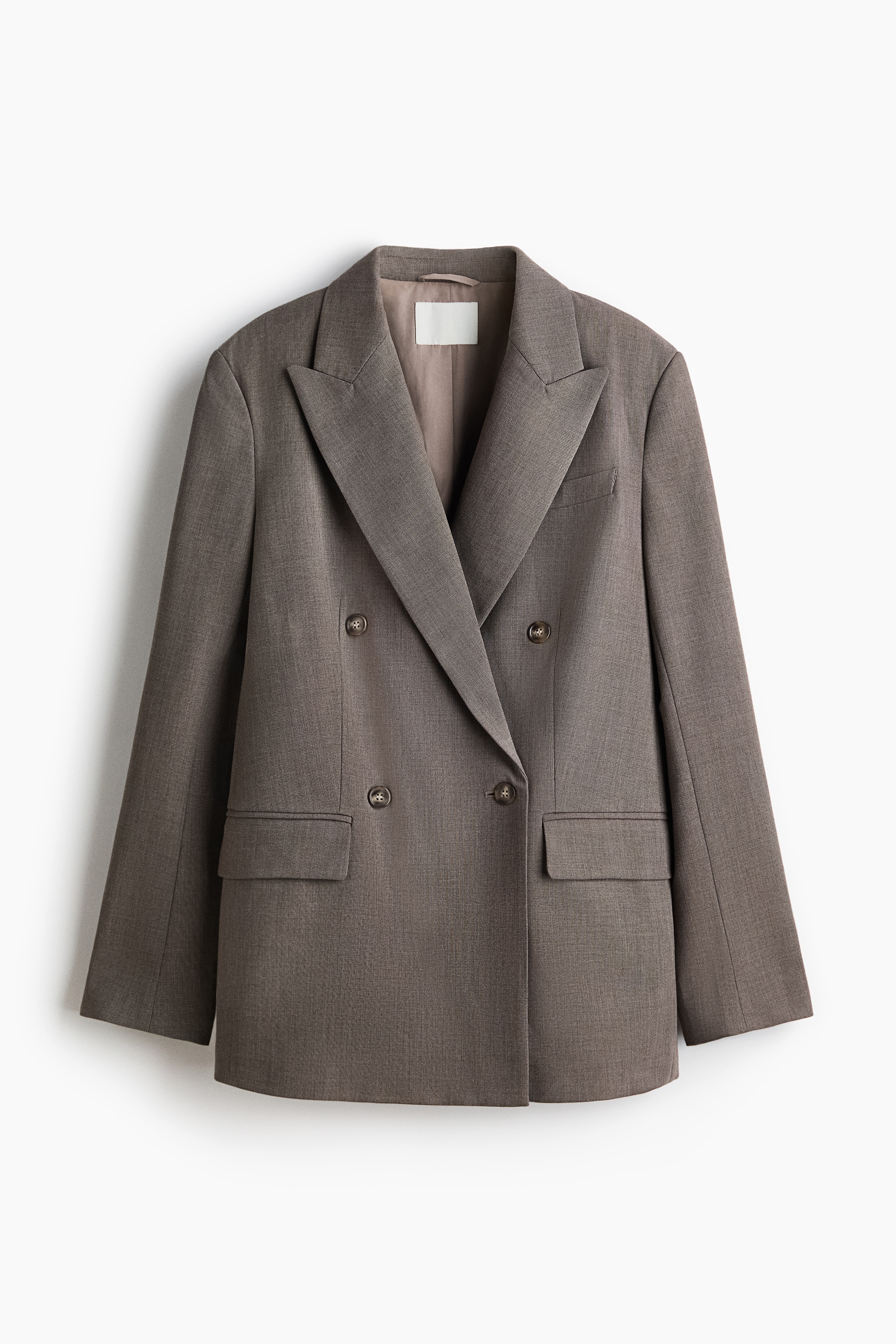 H & M - Zweireihiger Blazer - Braun - Damen